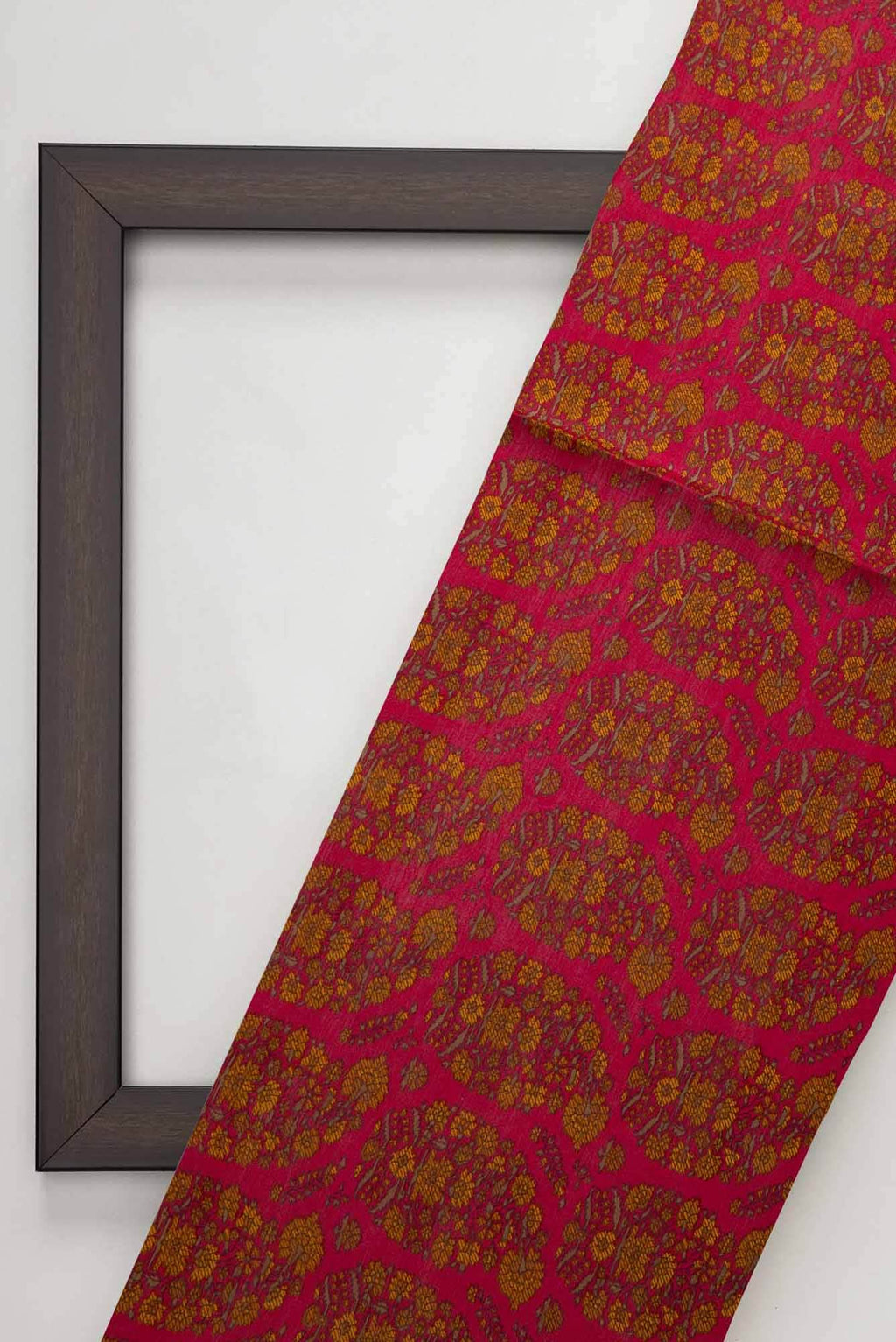 Pink Chanderi Silk Dress Material