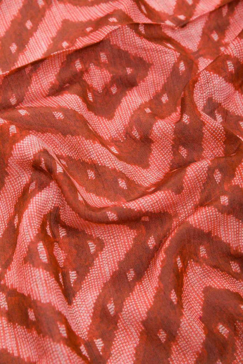 Maroon Chanderi Silk Dress Material