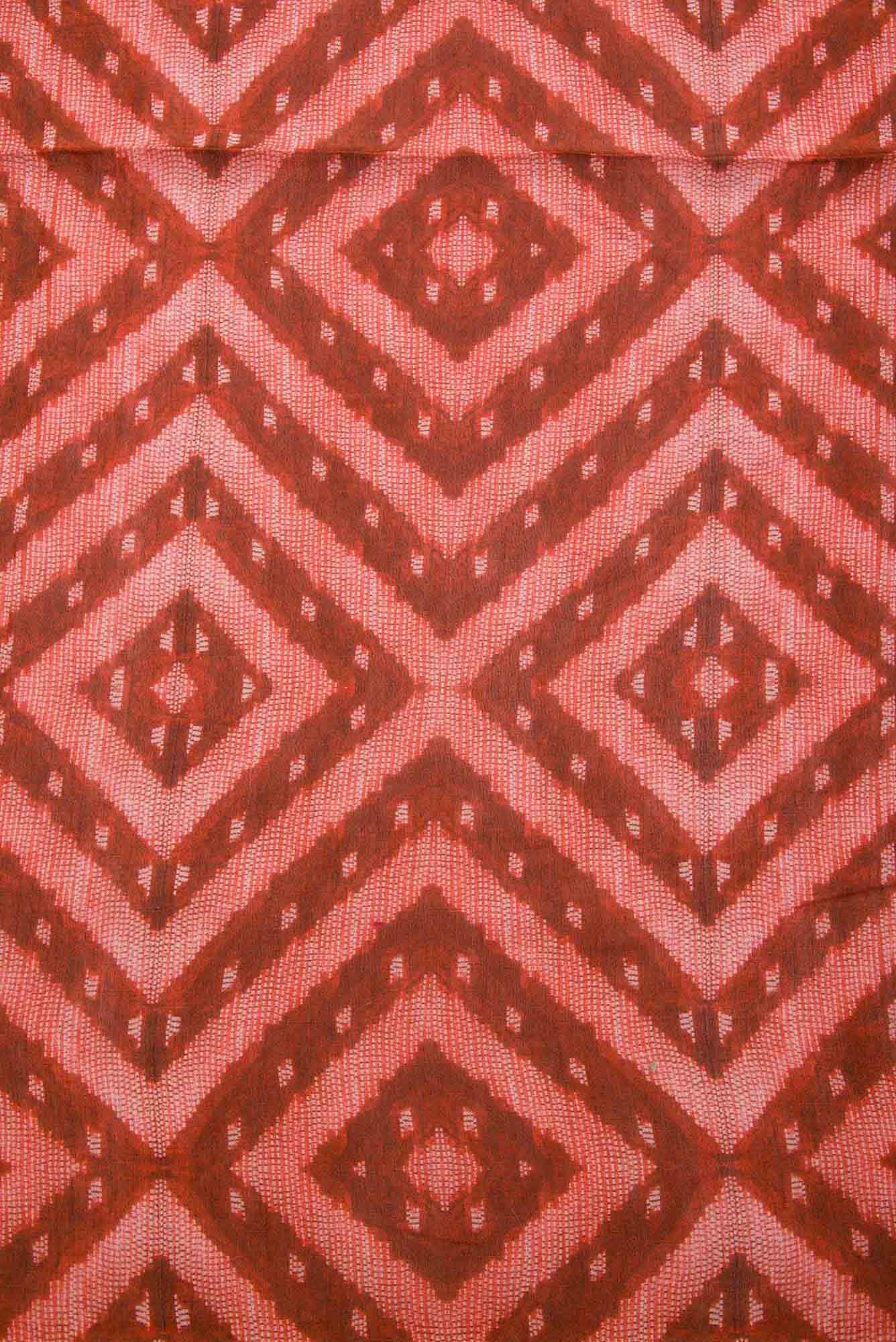 Maroon Chanderi Silk Dress Material