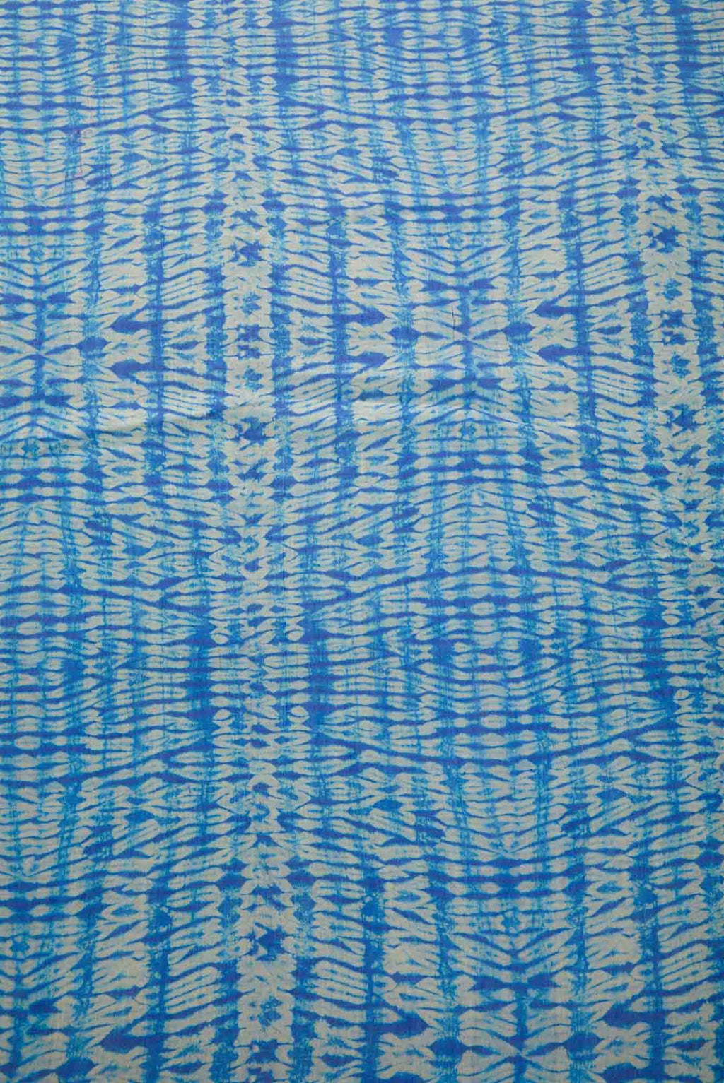 Blue Chanderi Silk Dress Material
