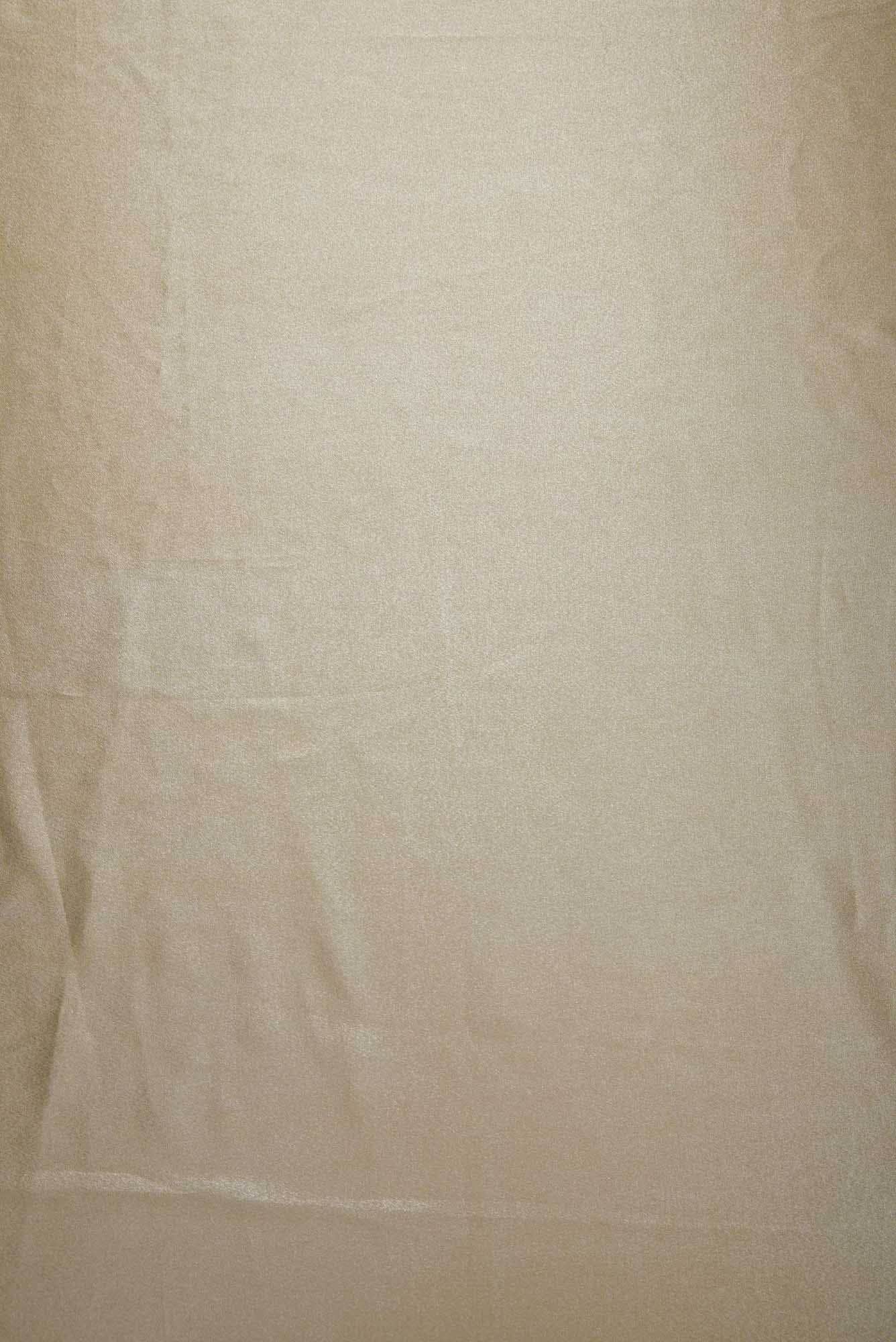Gold Satin Crepe Dress Material