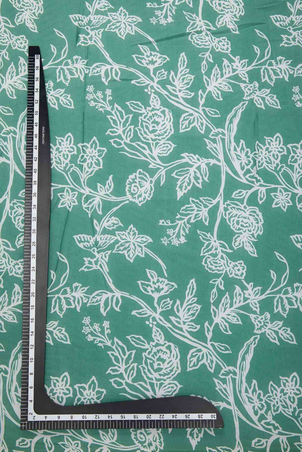Green Chanderi Silk Dress Material