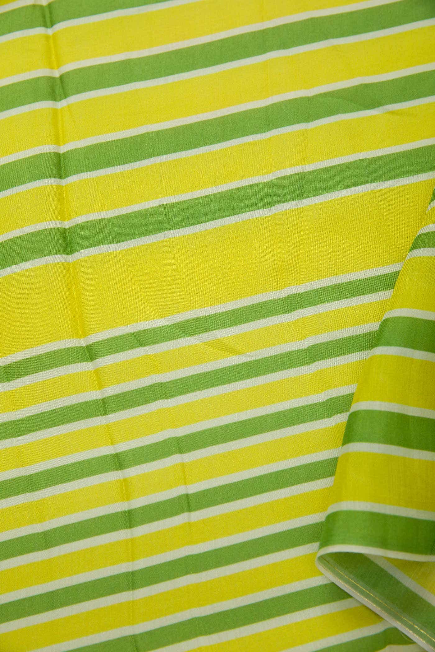 Parrot Green Raw Silk Dress Material