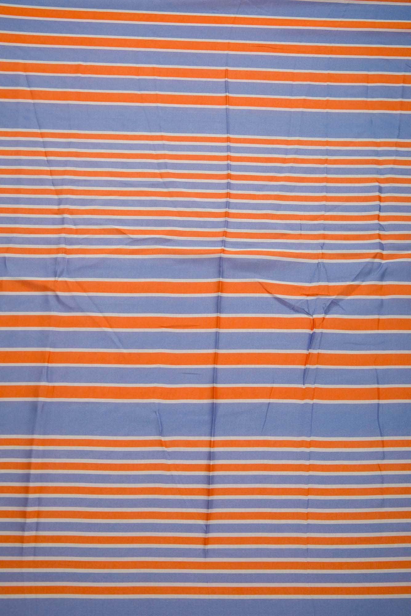 Lavender and Orange Chanderi Silk Dress Material