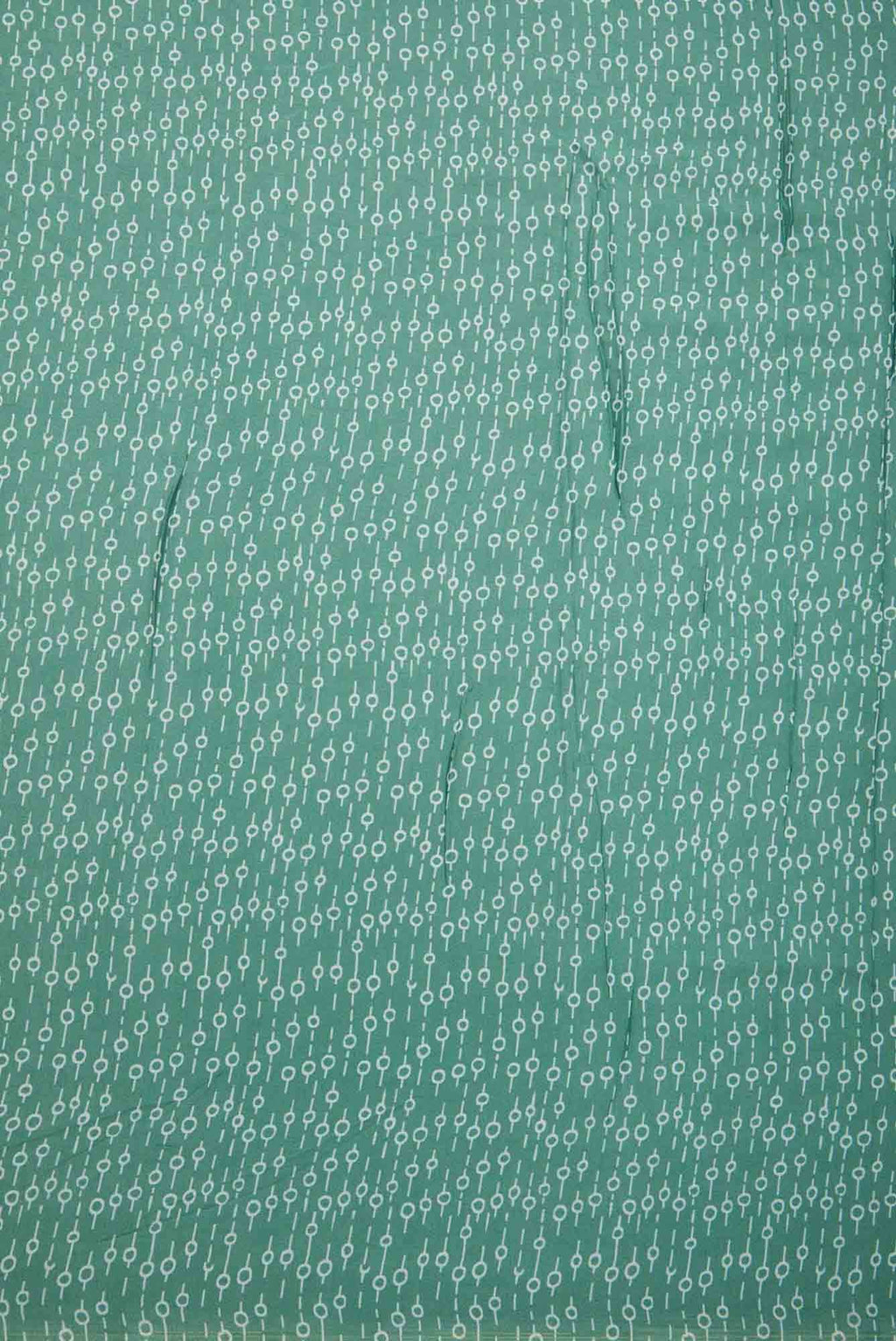 Green Chanderi Silk Dress Material