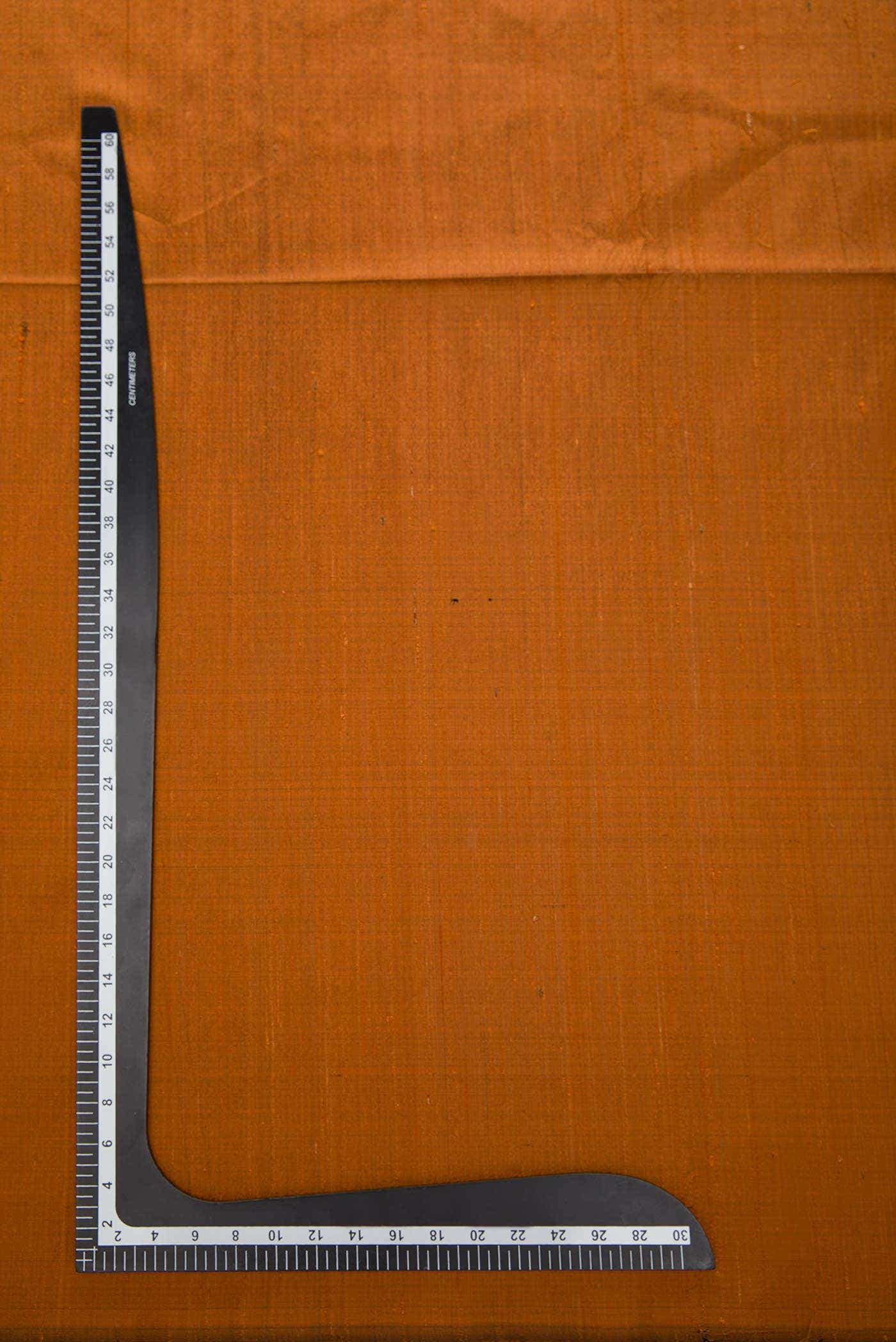 Brown Raw Silk Dress Material