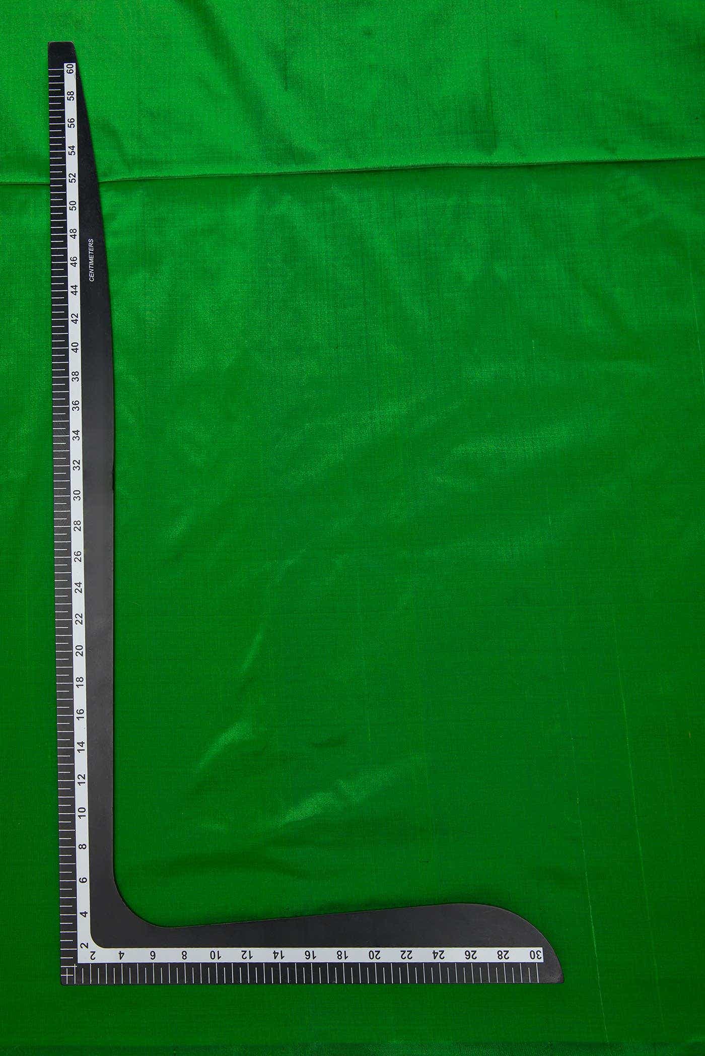 Green Kanchipuram Silk Dress Material