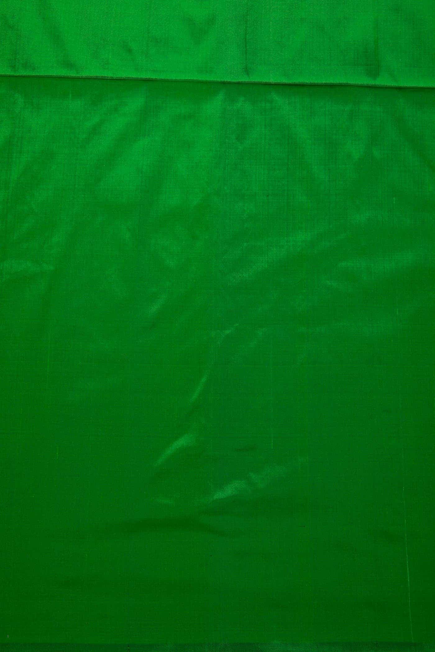 Green Kanchipuram Silk Dress Material