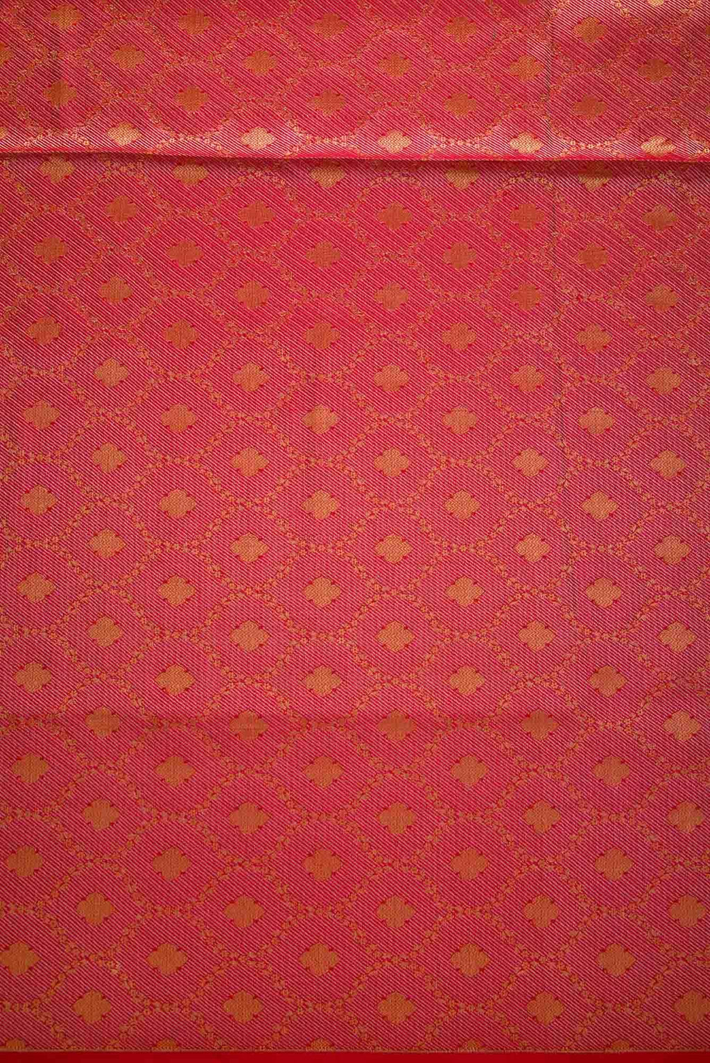 Red Banarasi Silk Dress Material