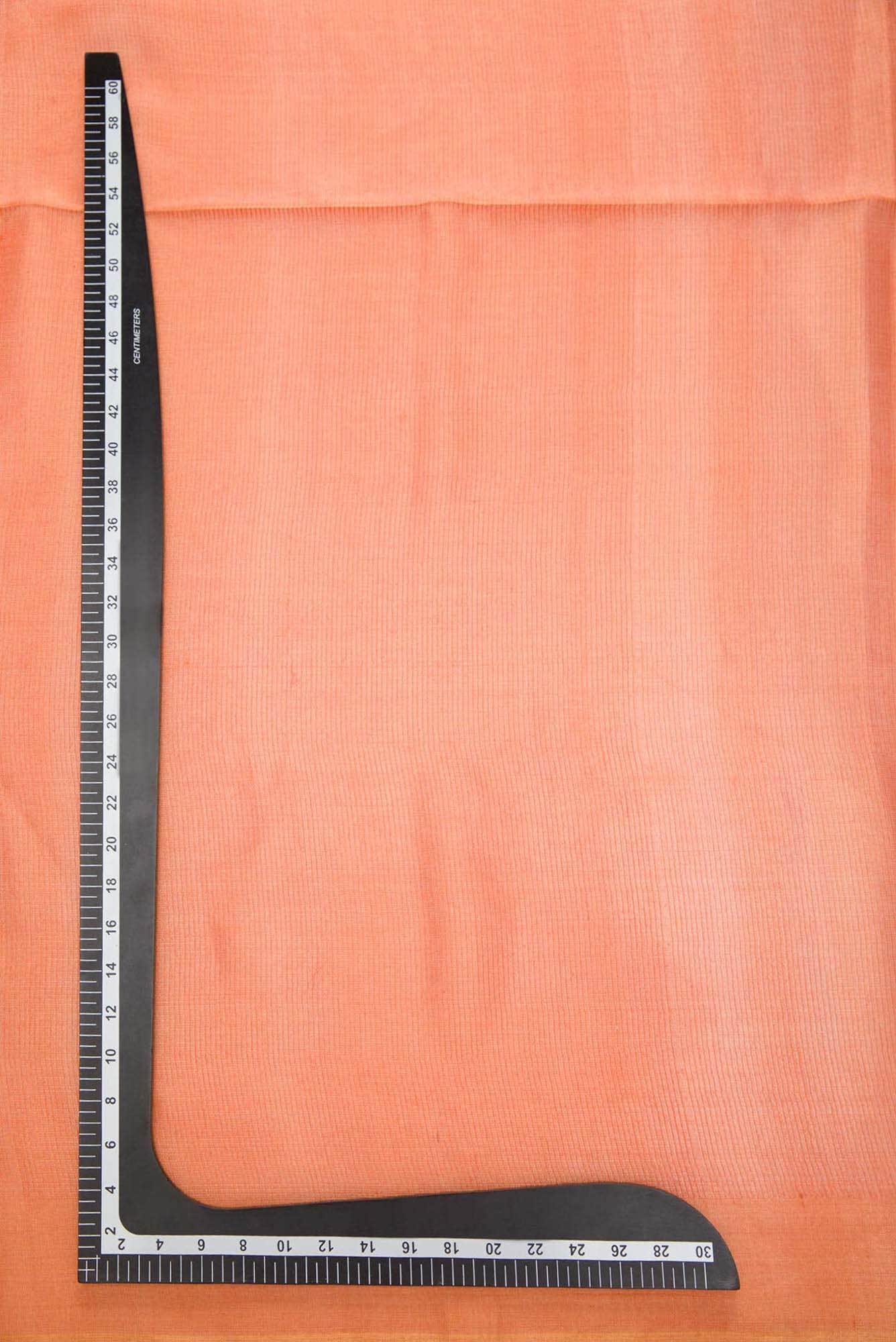Peach Tussar Silk Dress Material