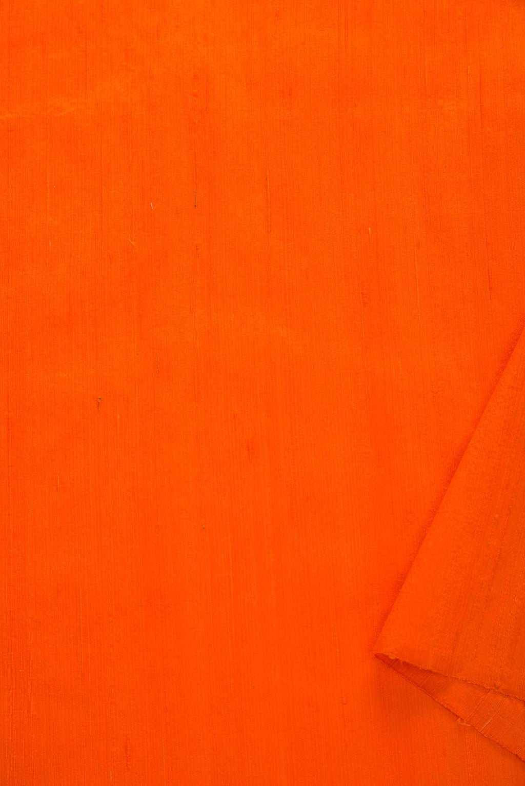 Orange Raw Silk Dress Material