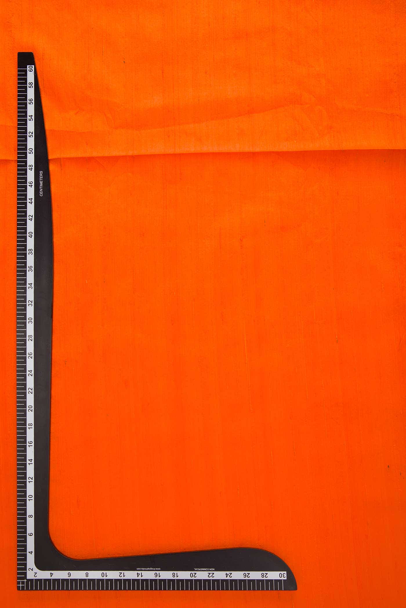 Orange Raw Silk Dress Material