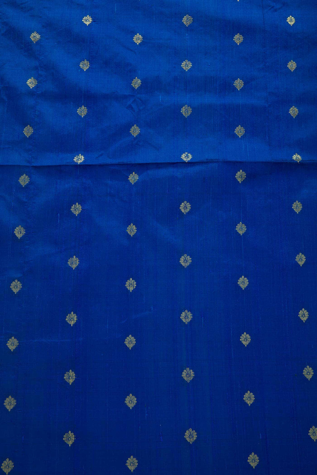 Royal Blue Raw Silk Dress Material