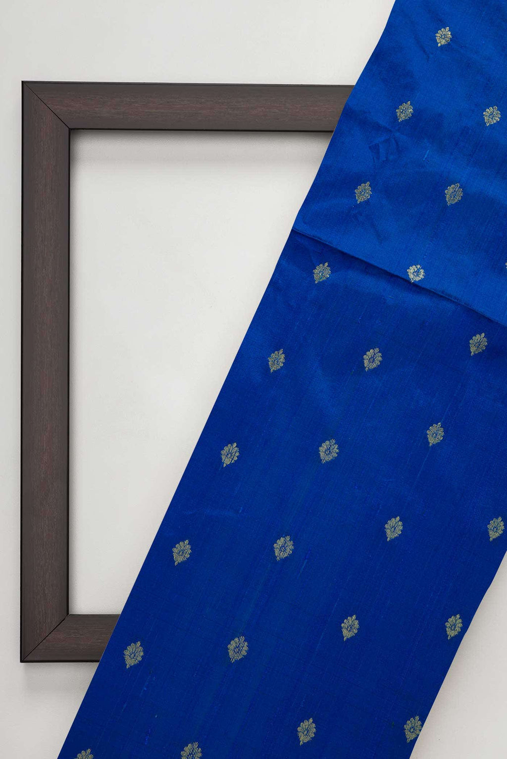 Royal Blue Raw Silk Dress Material
