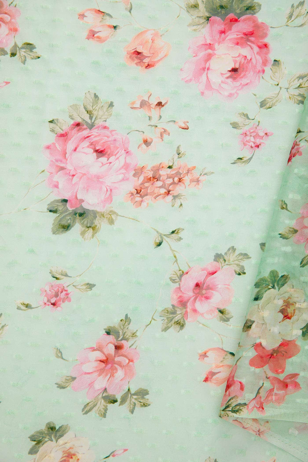 Green Georgette Dress Material