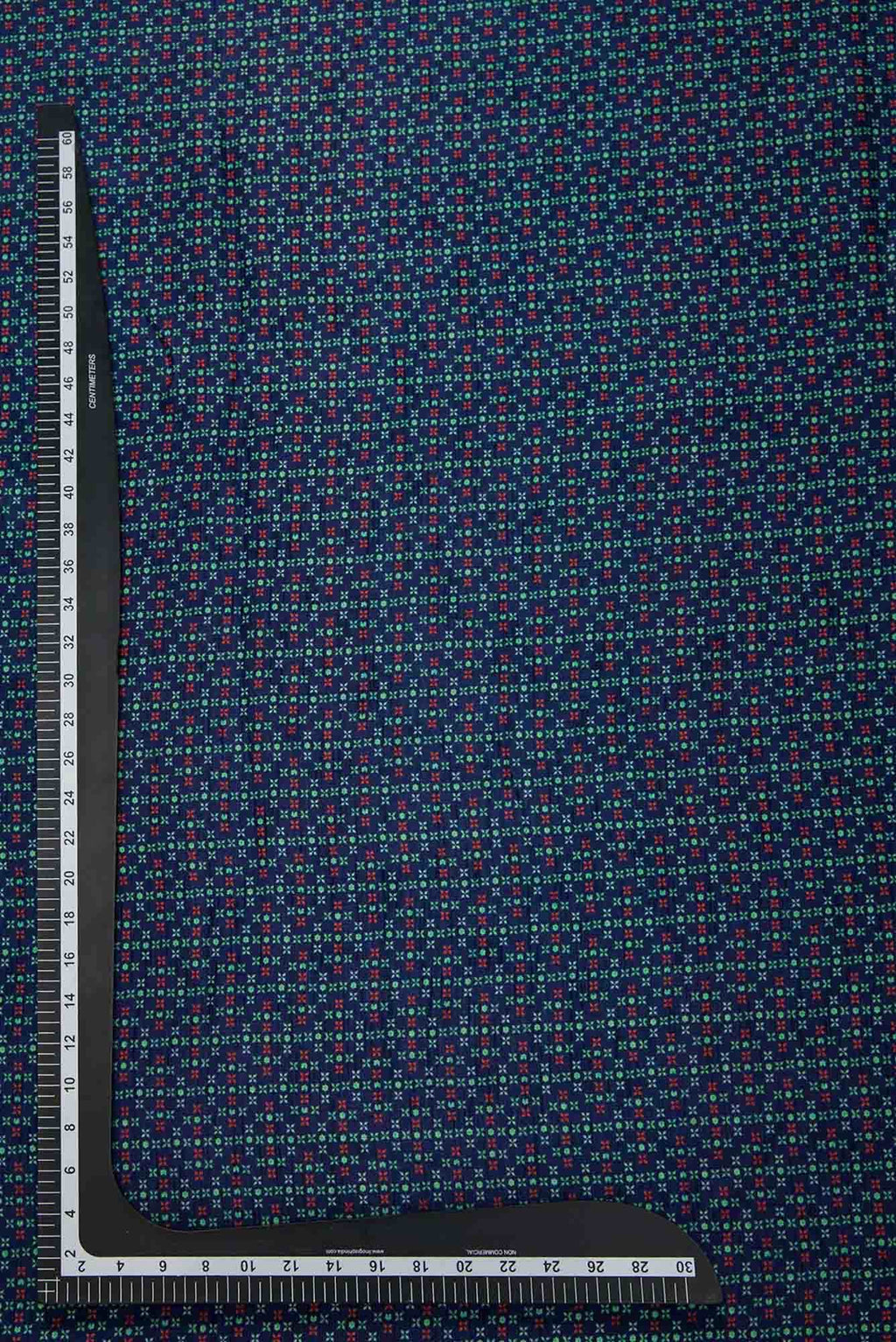 Navy Blue Raw Silk Dress Material