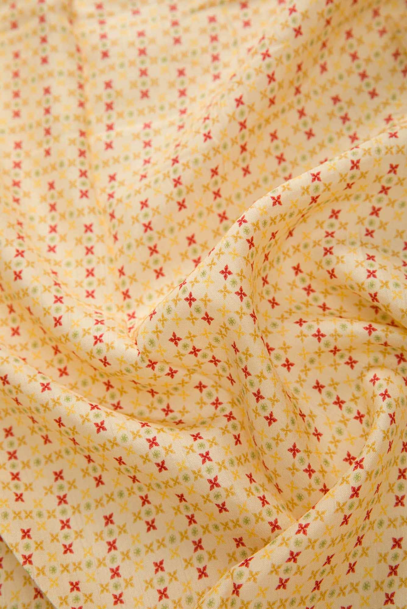 Sandal Chanderi Silk Dress Material