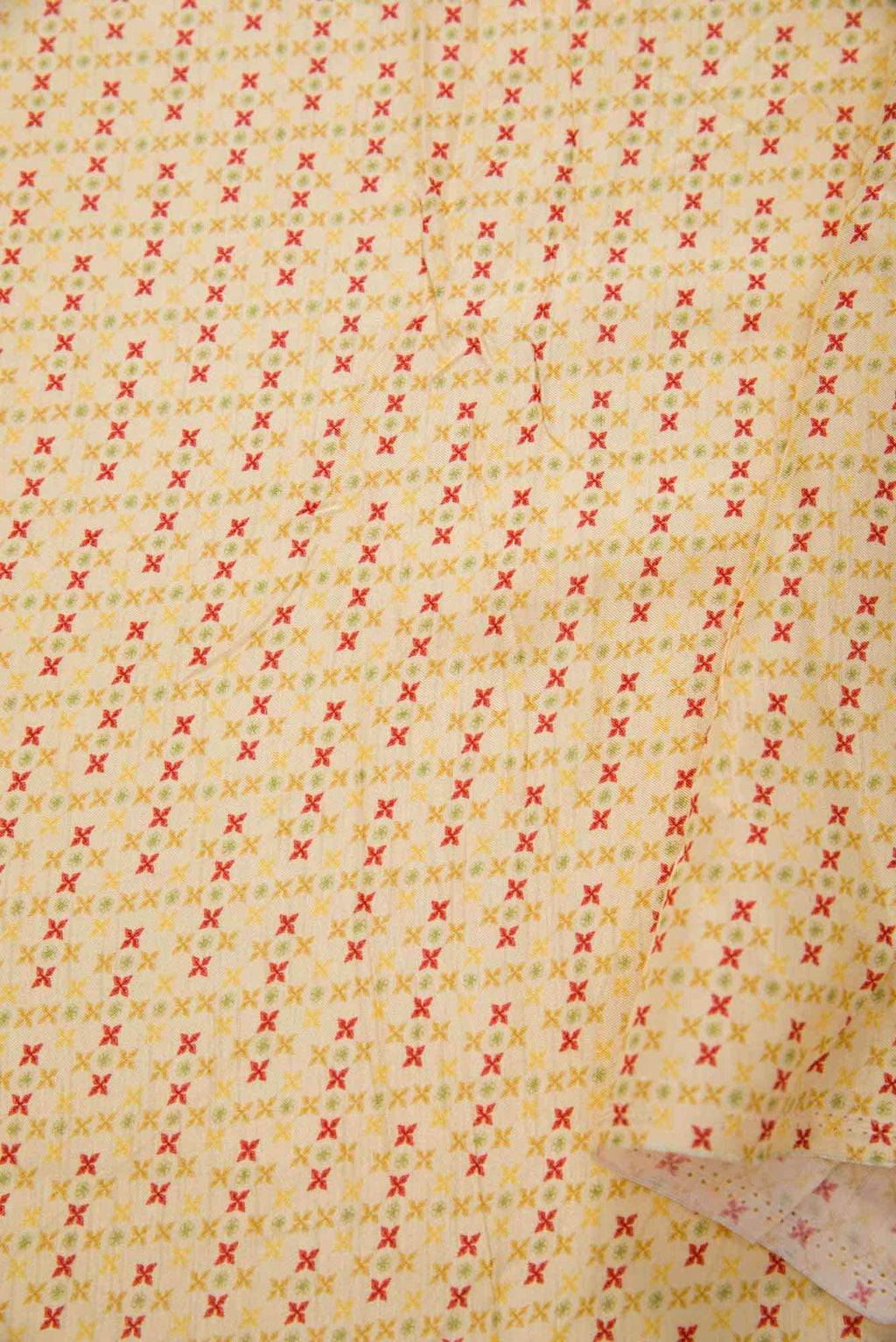 Sandal Chanderi Silk Dress Material