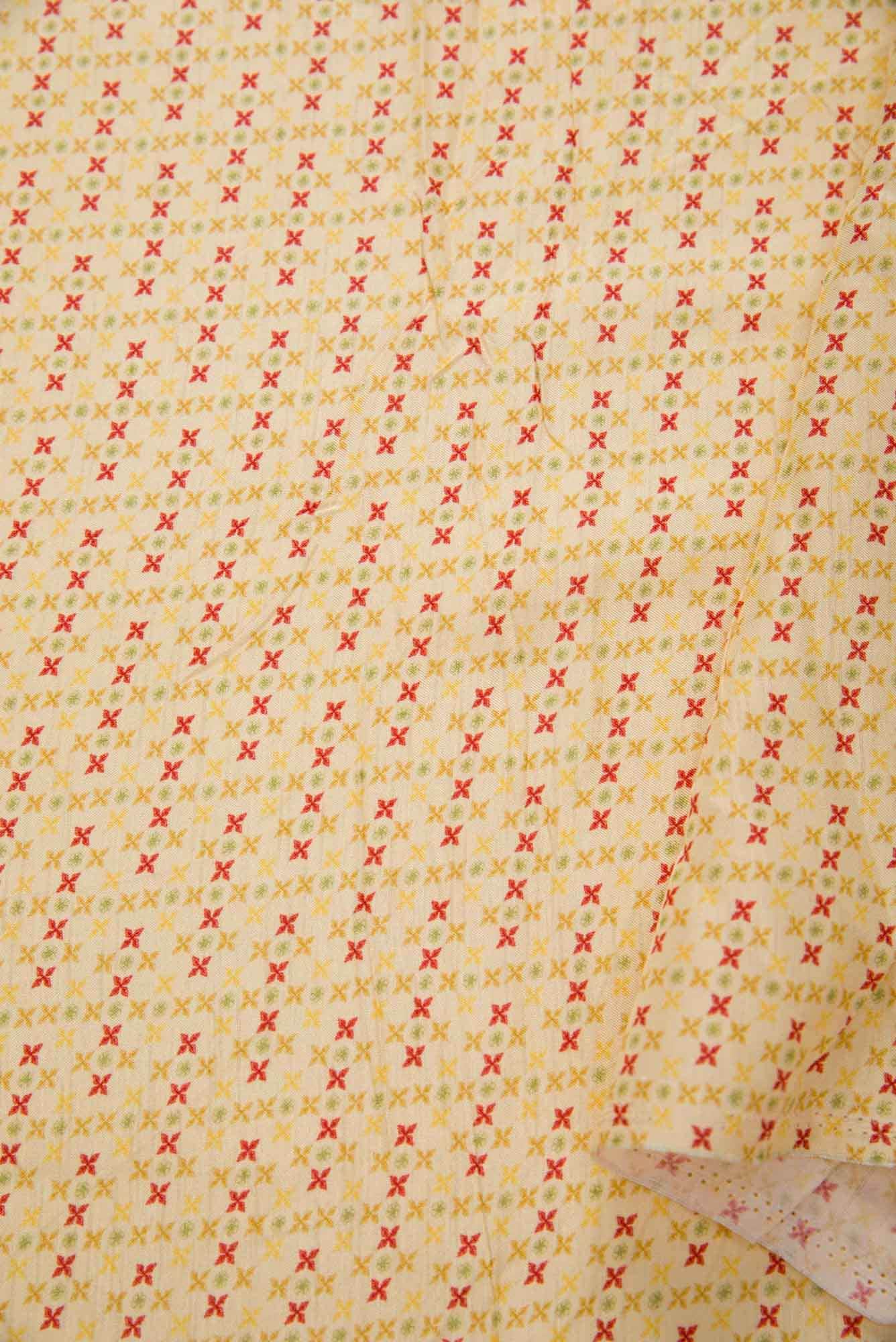 Sandal Chanderi Silk Dress Material
