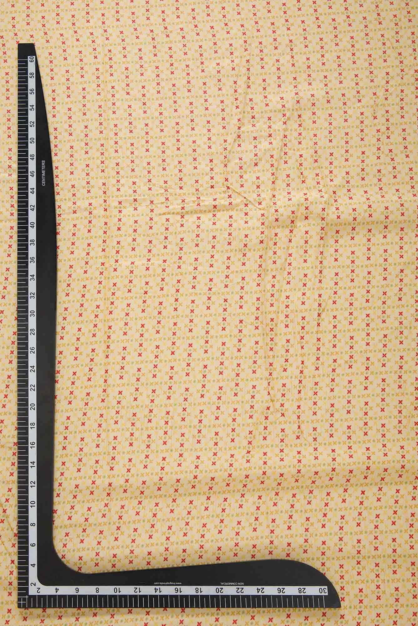 Sandal Chanderi Silk Dress Material