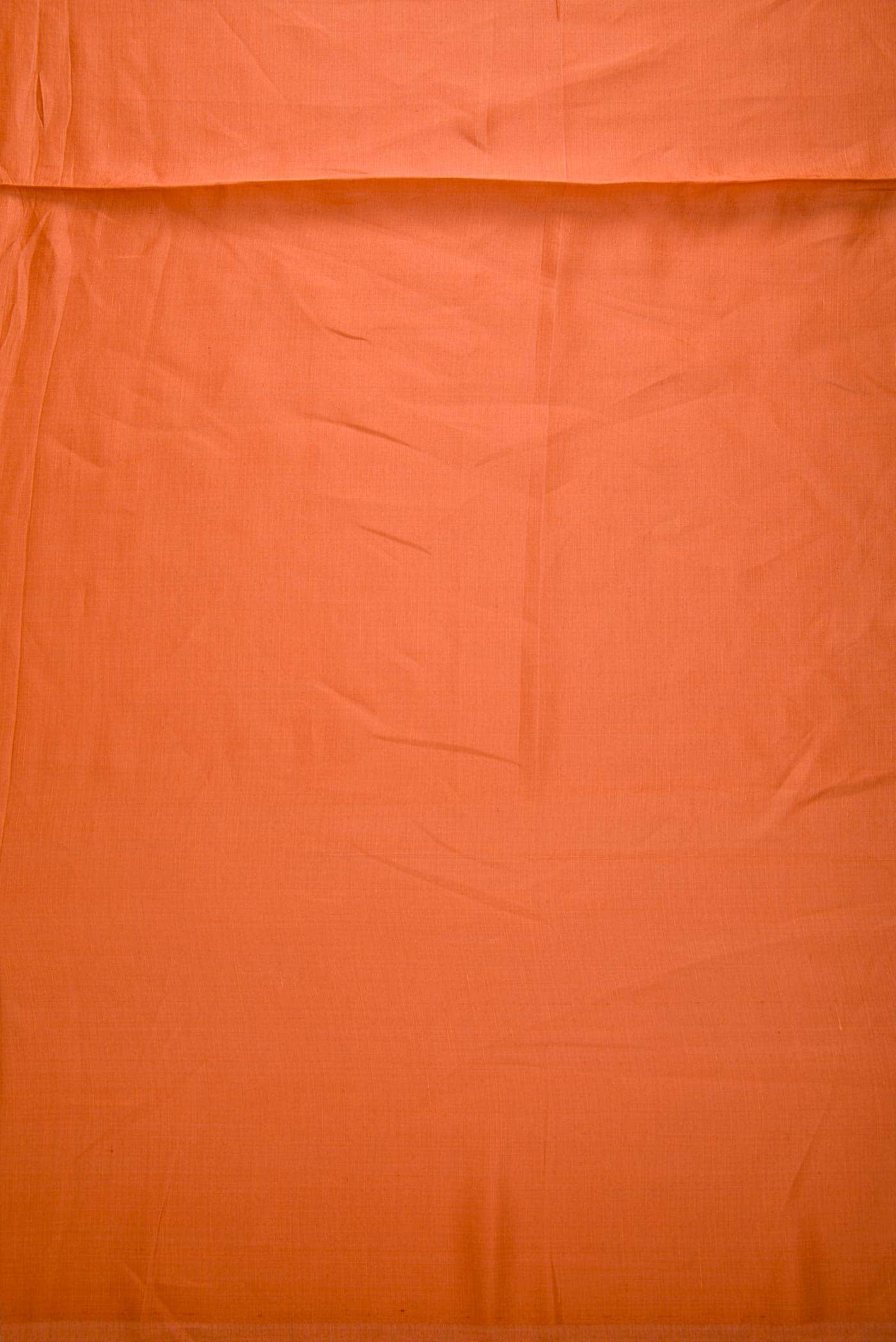 Orange Satin Crepe Dress Material