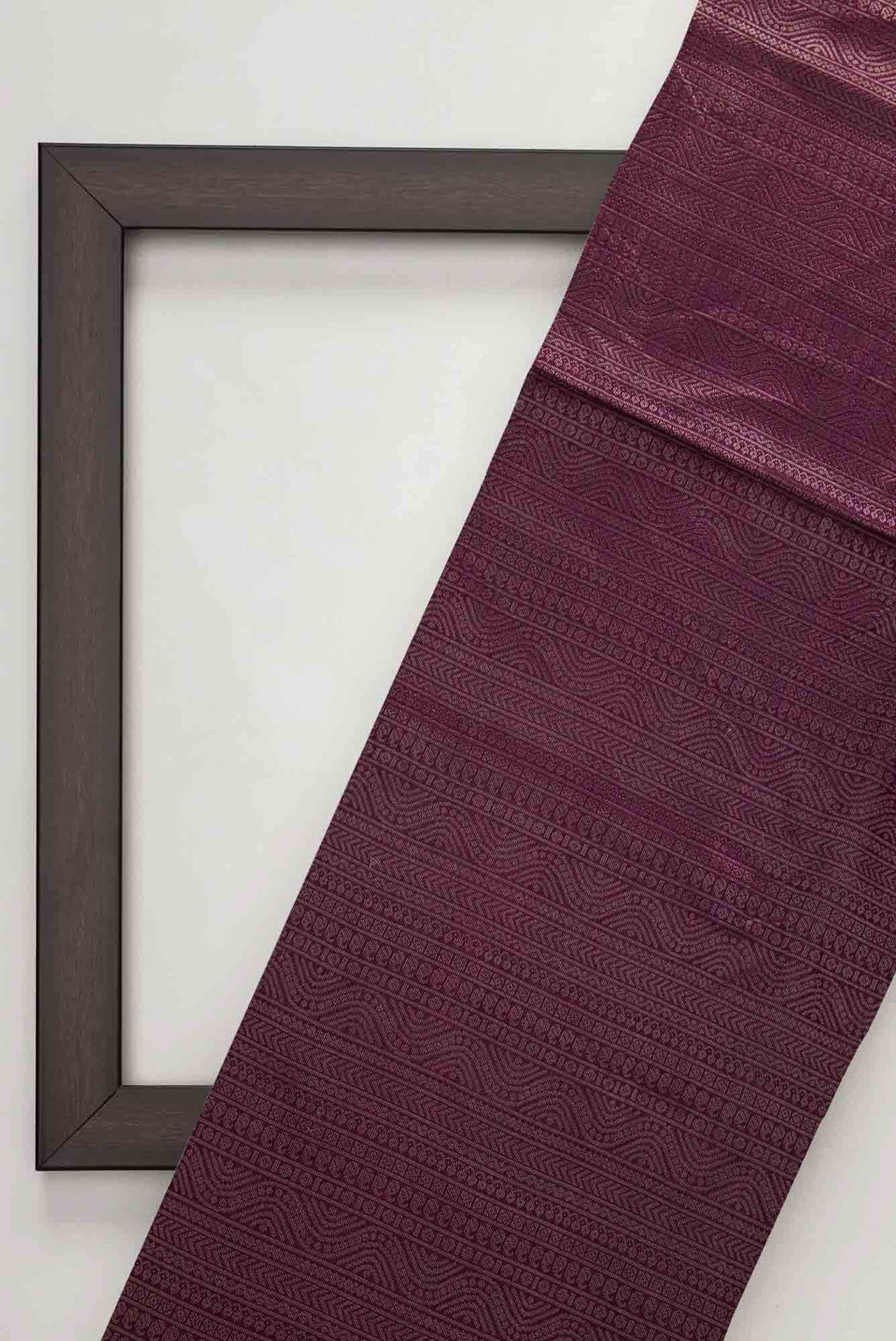 Magenta Banarasi Silk Dress Material