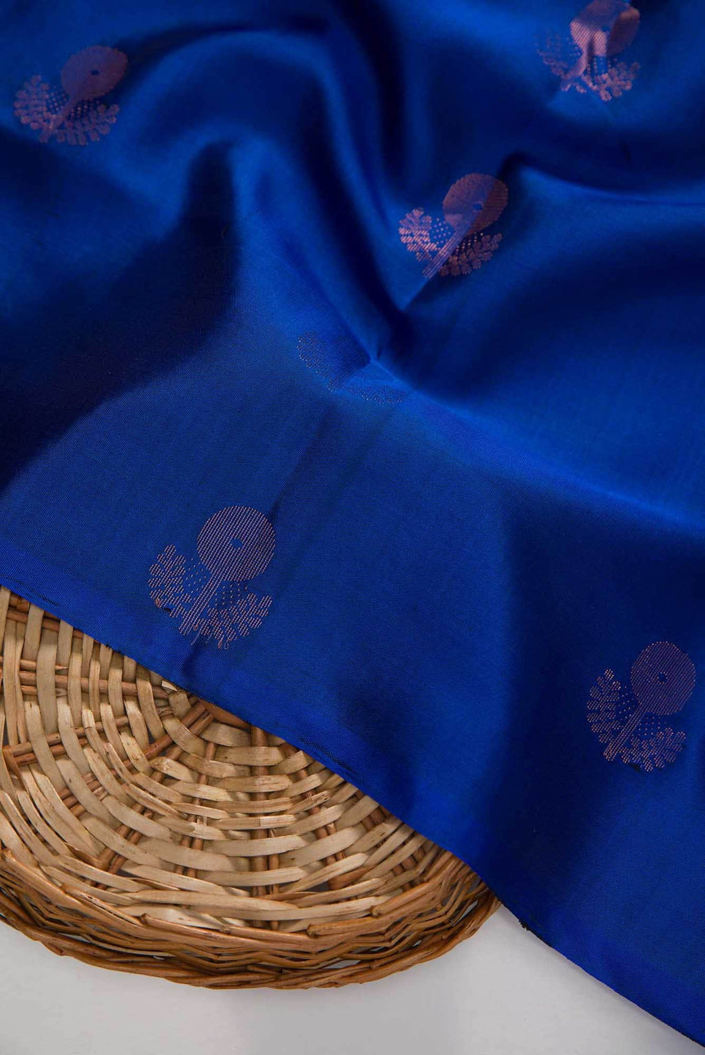Royal Blue Kanchipuram Silk Dress Material