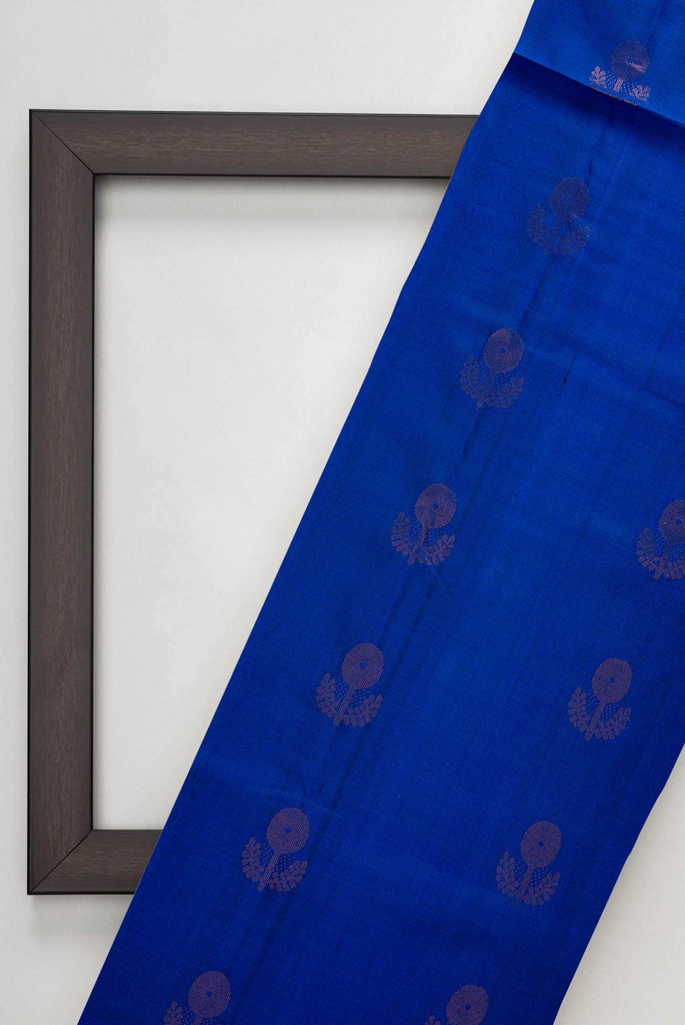 Royal Blue Kanchipuram Silk Dress Material