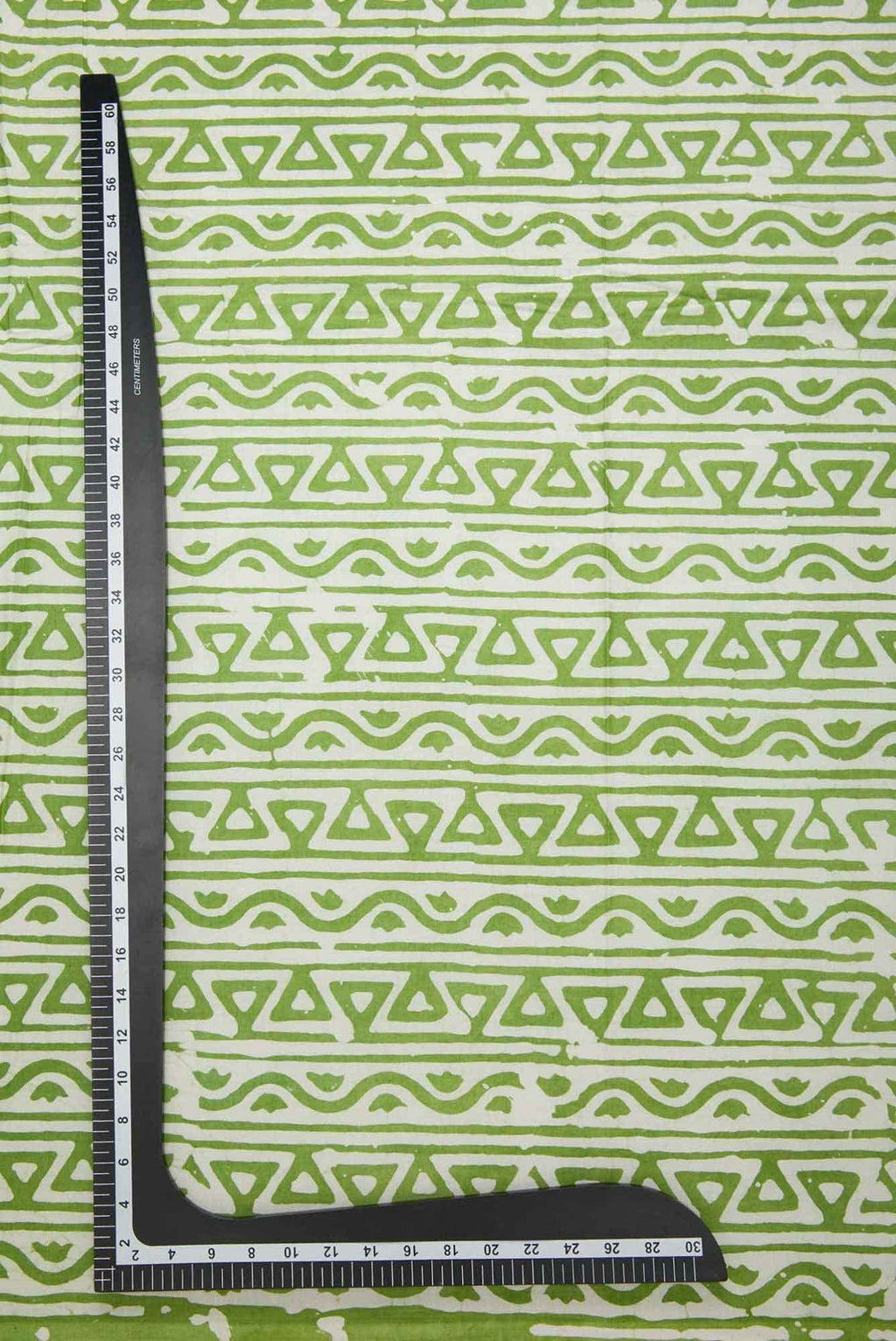 Green Cotton Dress Material