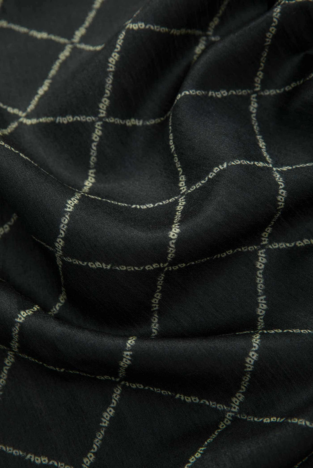 Grey Chanderi Silk Dress Material