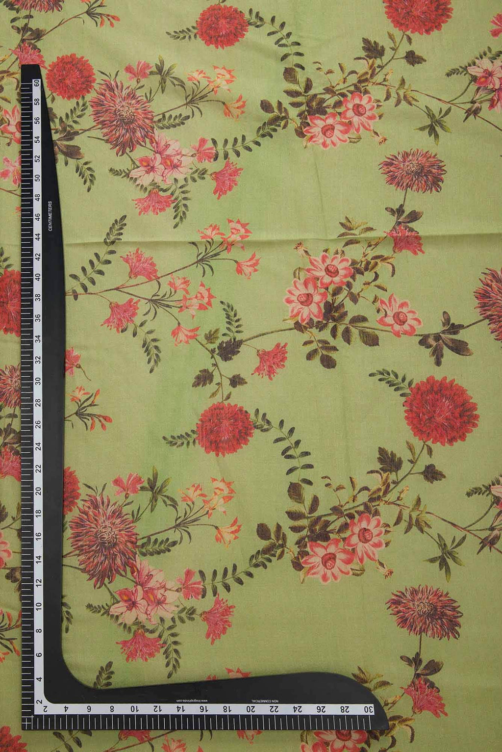 Sea Green Chanderi Silk Dress Material