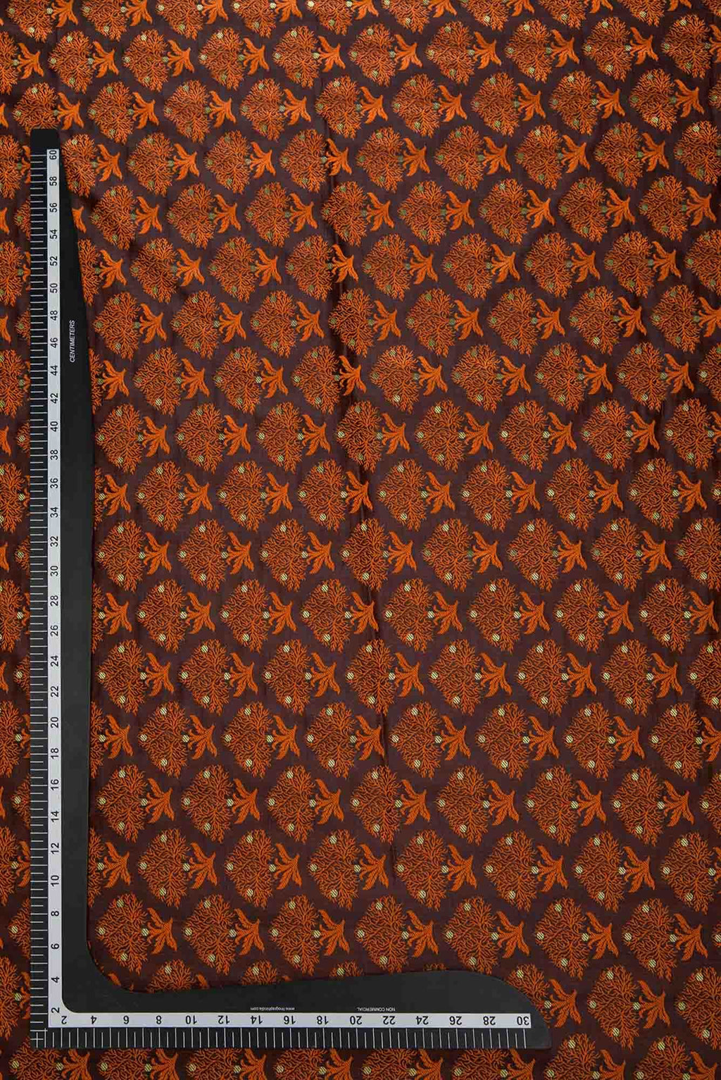 Black Banarasi Silk Dress Material