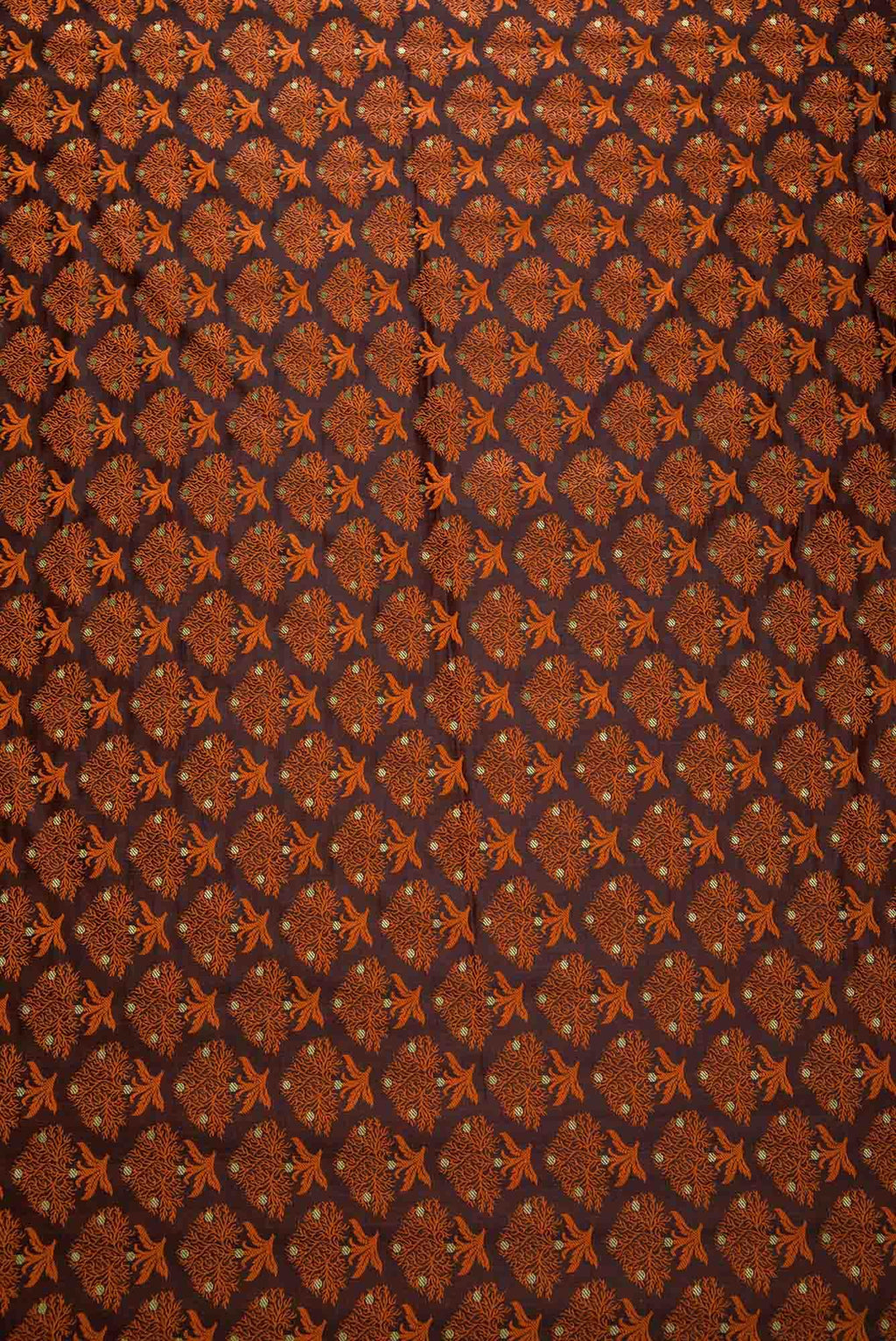 Black Banarasi Silk Dress Material