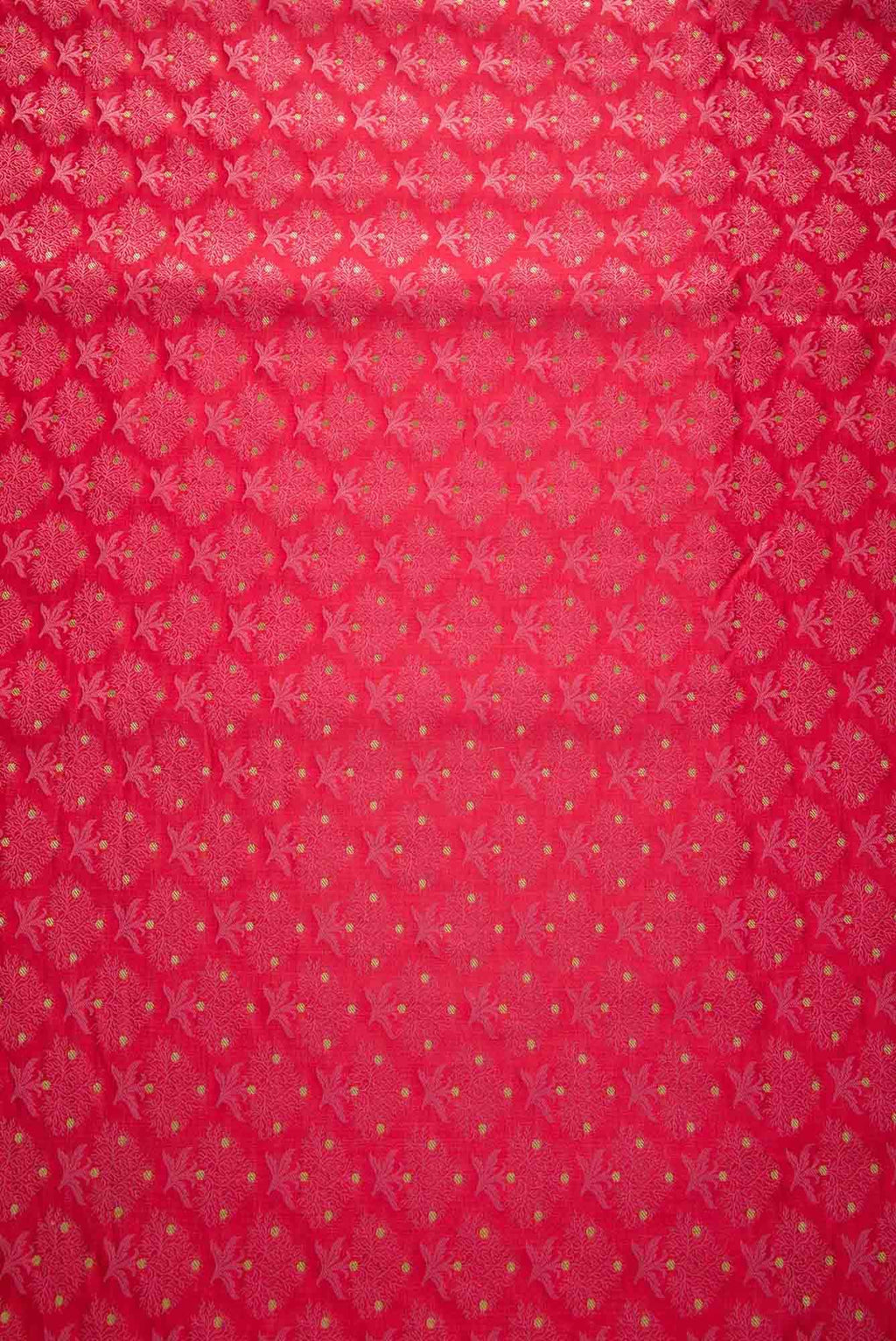 Pink Banarasi Silk Dress Material