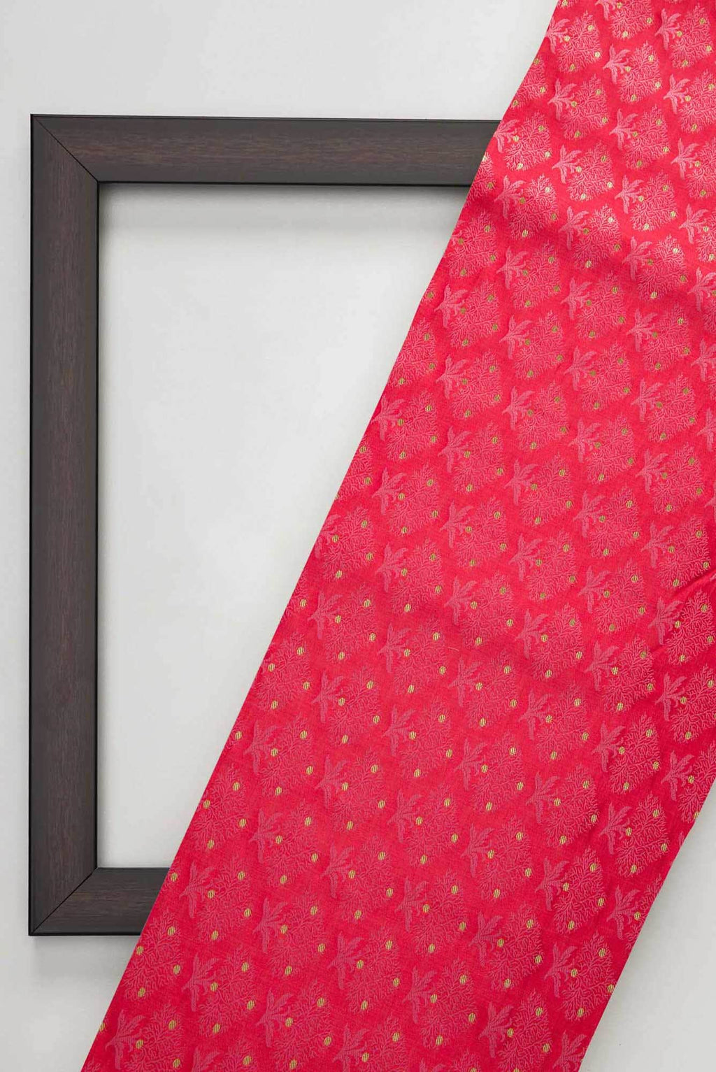 Pink Banarasi Silk Dress Material