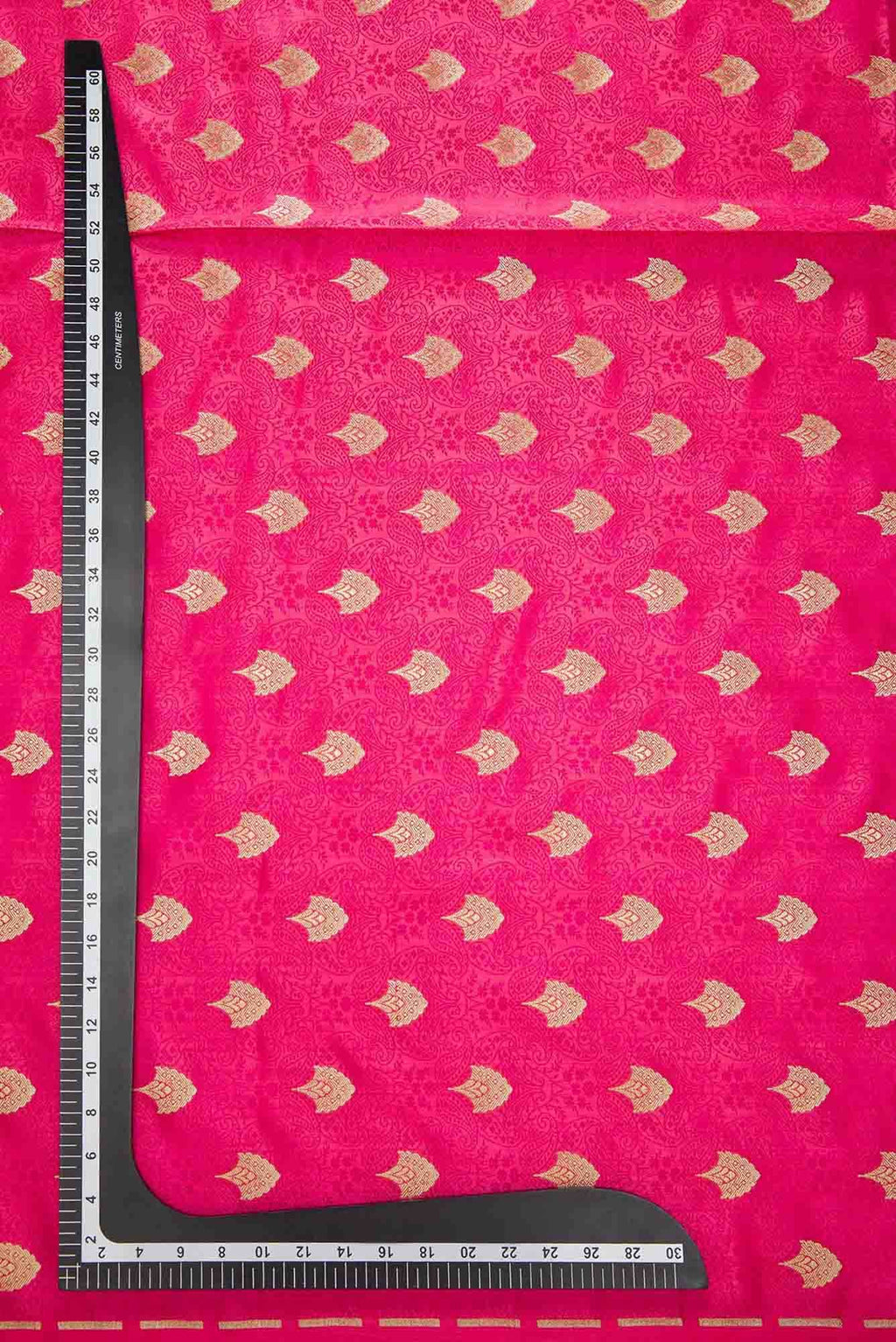 Pink Banarasi Silk Dress Material