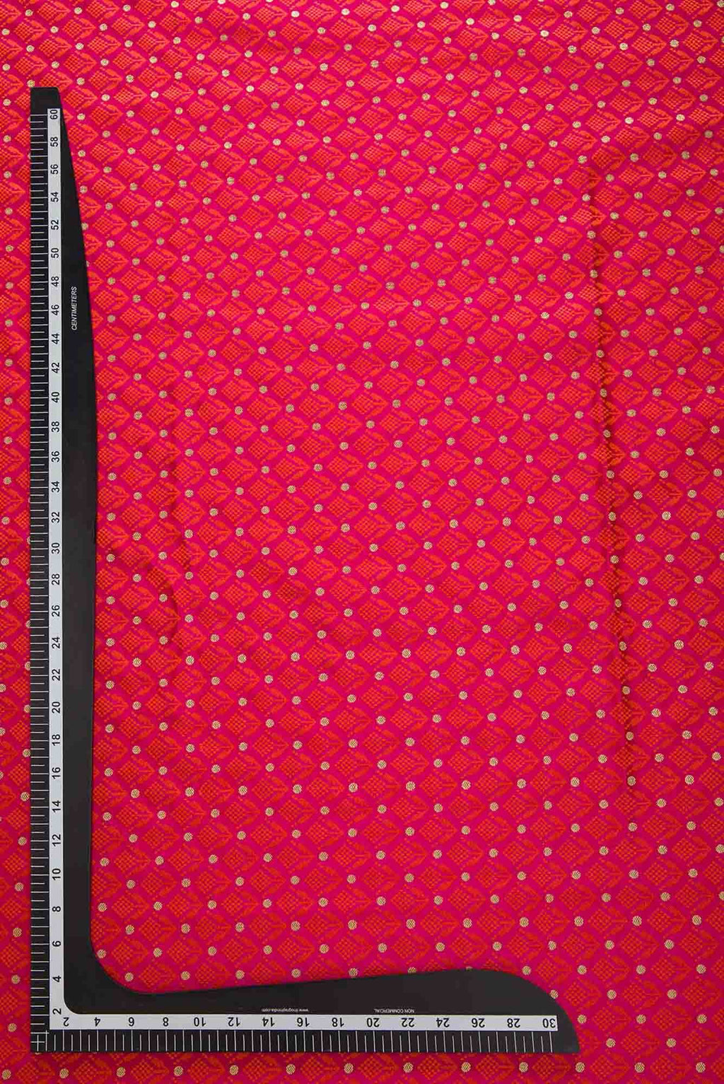 Pink Banarasi Silk Dress Material