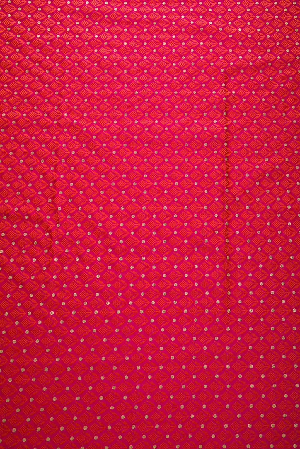 Pink Banarasi Silk Dress Material