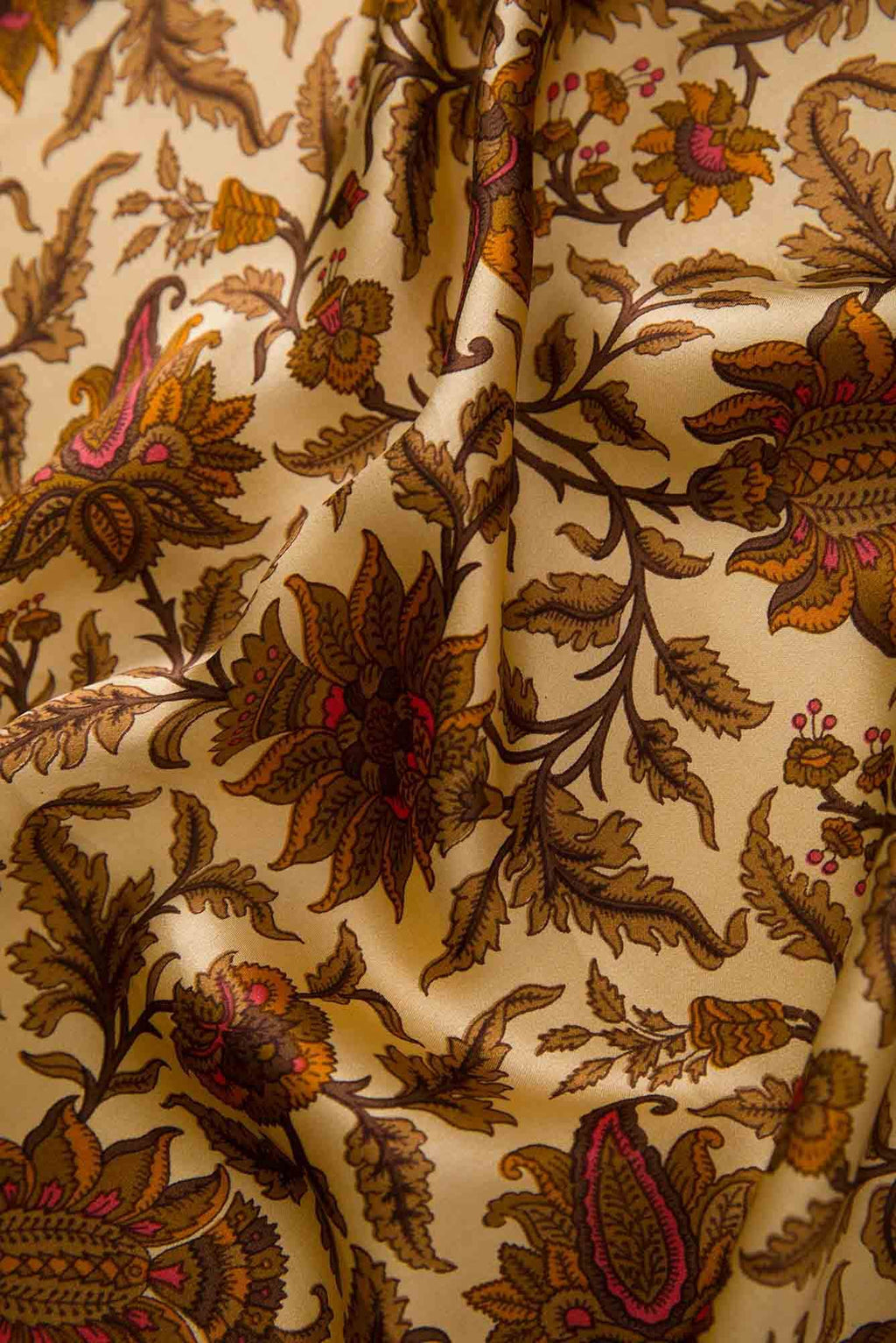 Sandal Crepe Dress Material