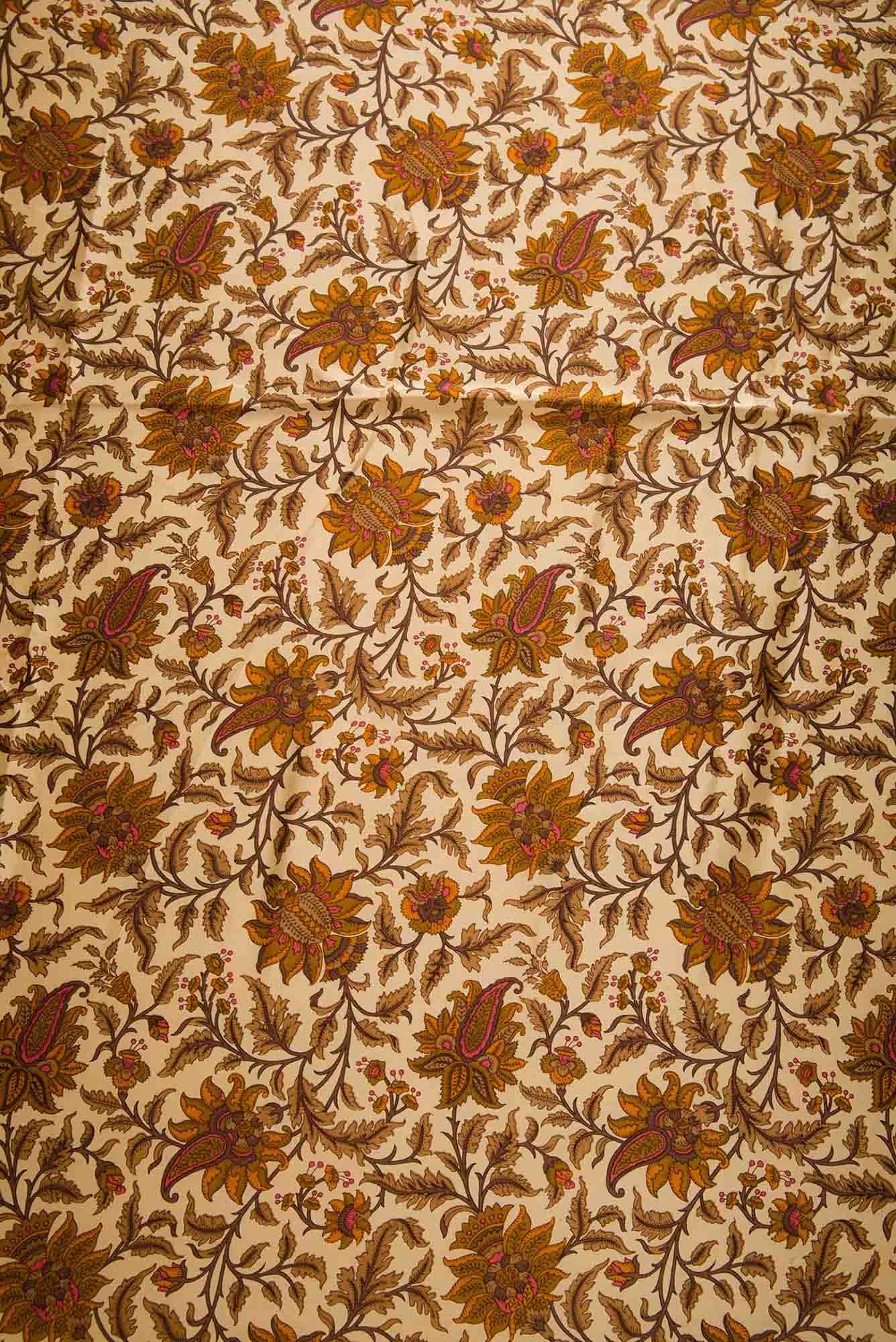 Sandal Crepe Dress Material