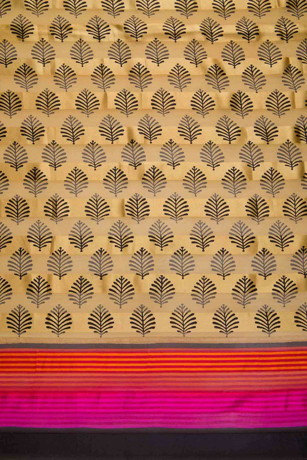 Gold Crepe Dress Material