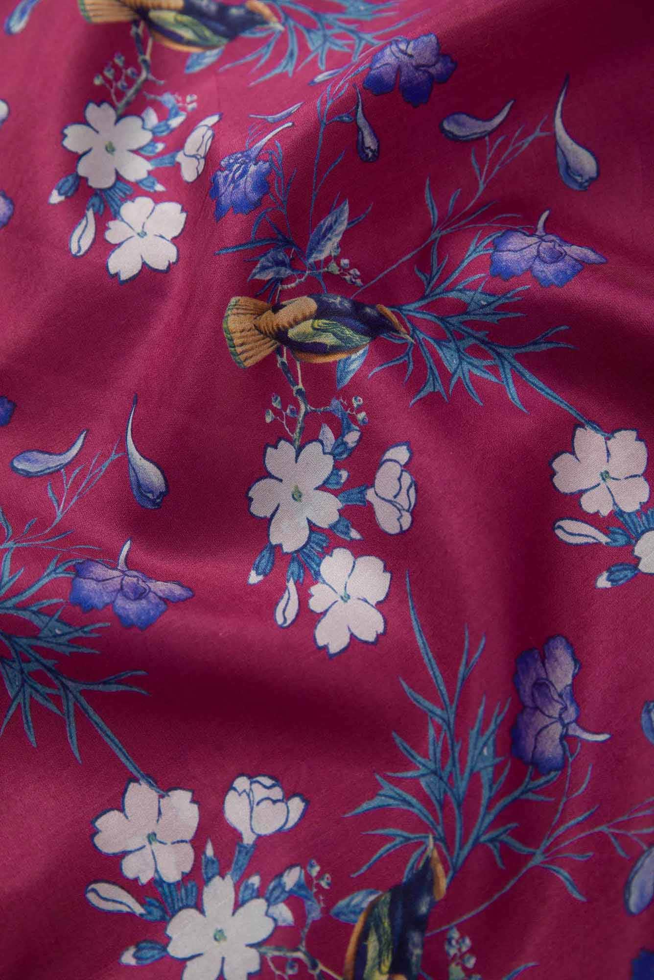 Pink Crepe Dress Material