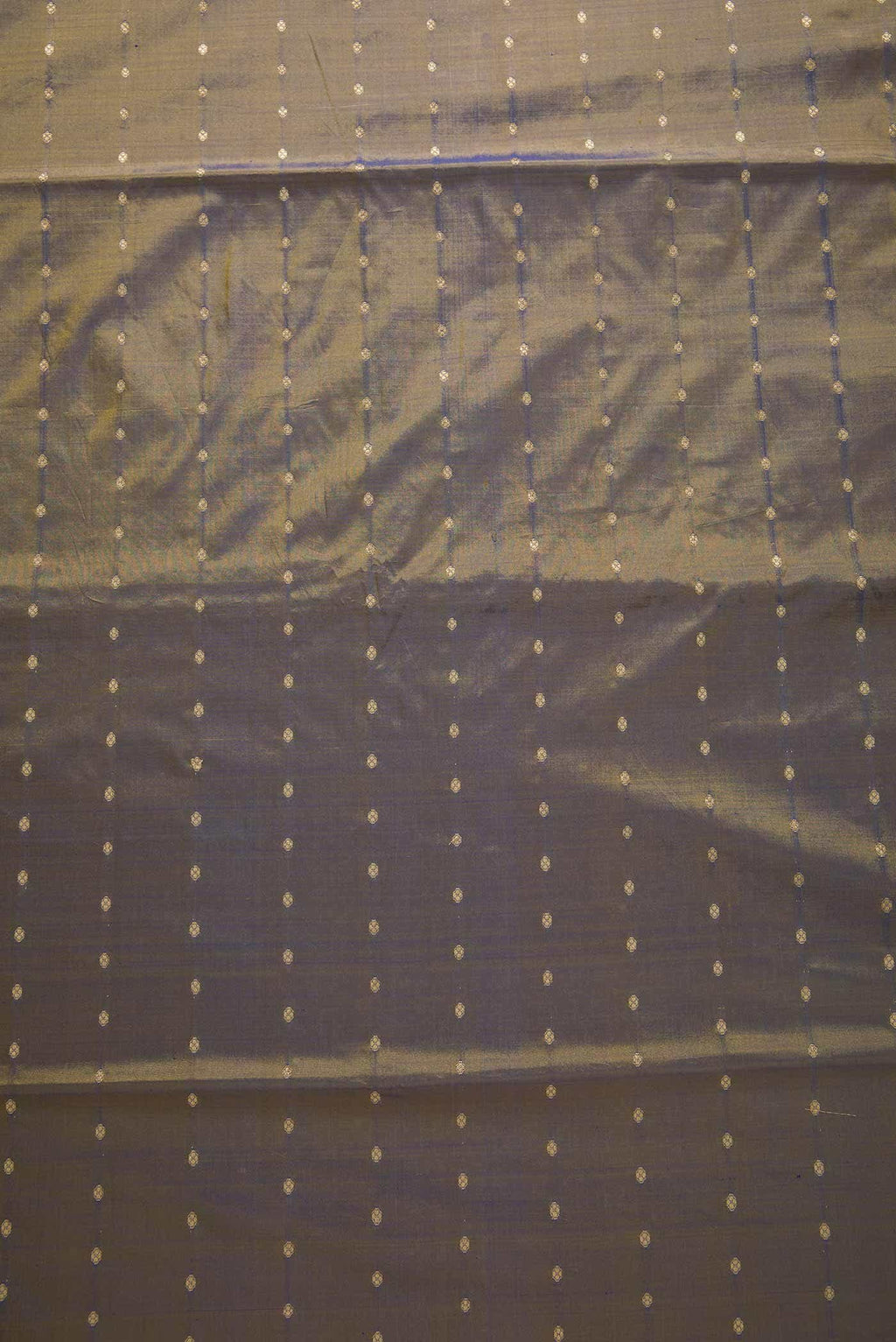 Grey Kanchipuram Silk Dress Material