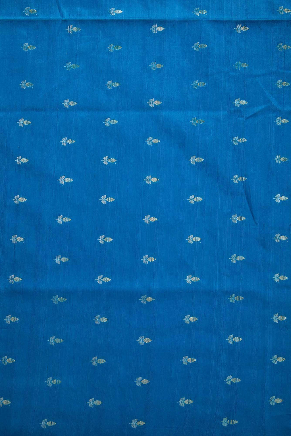 Sky Blue Raw Silk Dress Material
