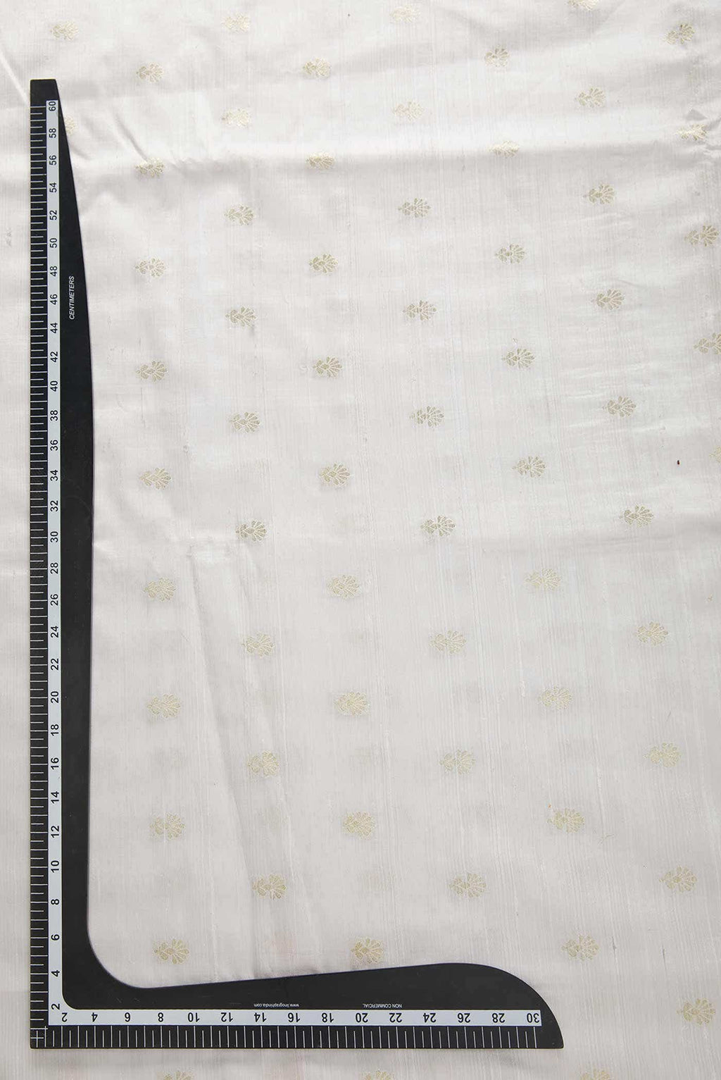 Off White Raw Silk Dress Material