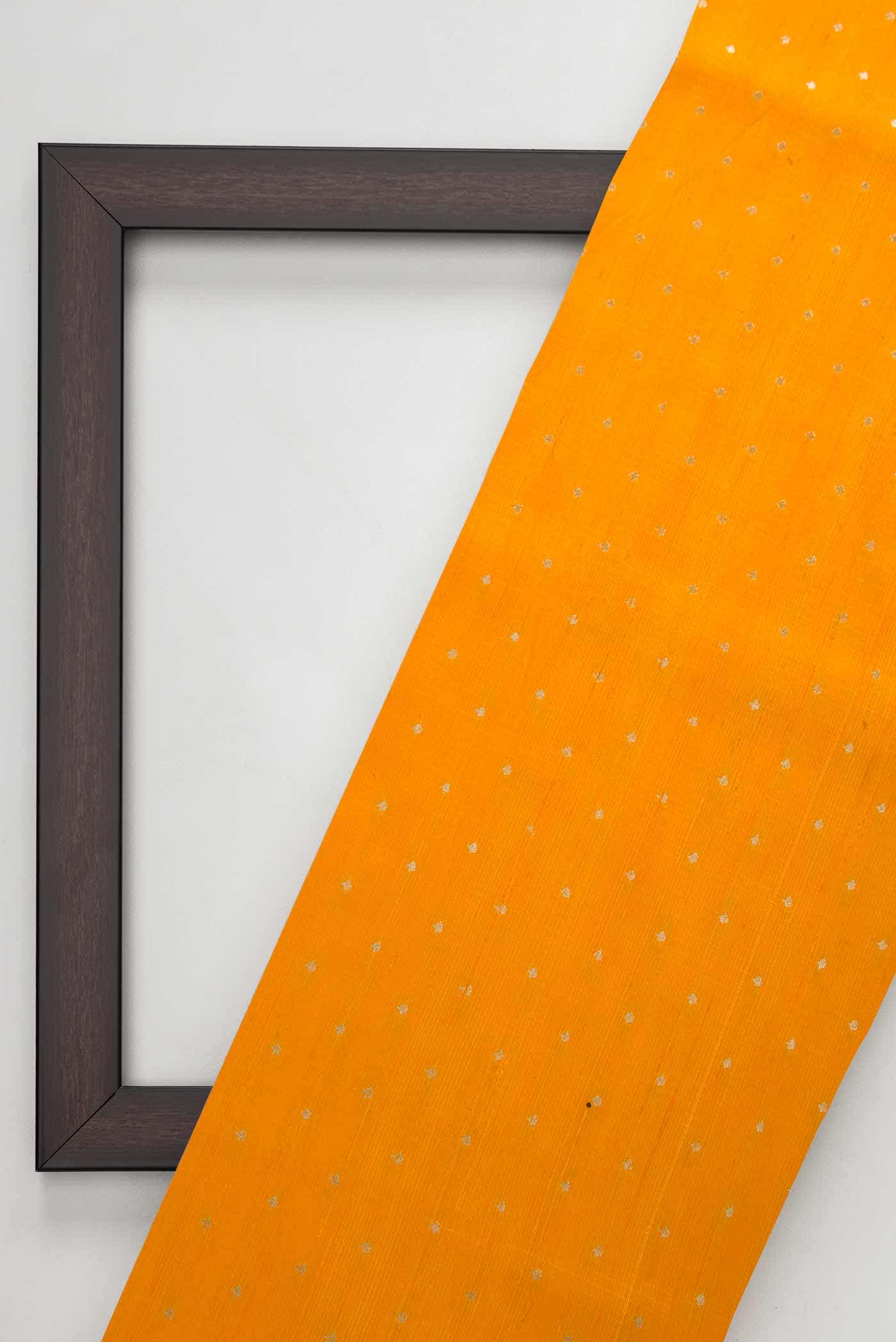 Yellow Raw Silk Dress Material