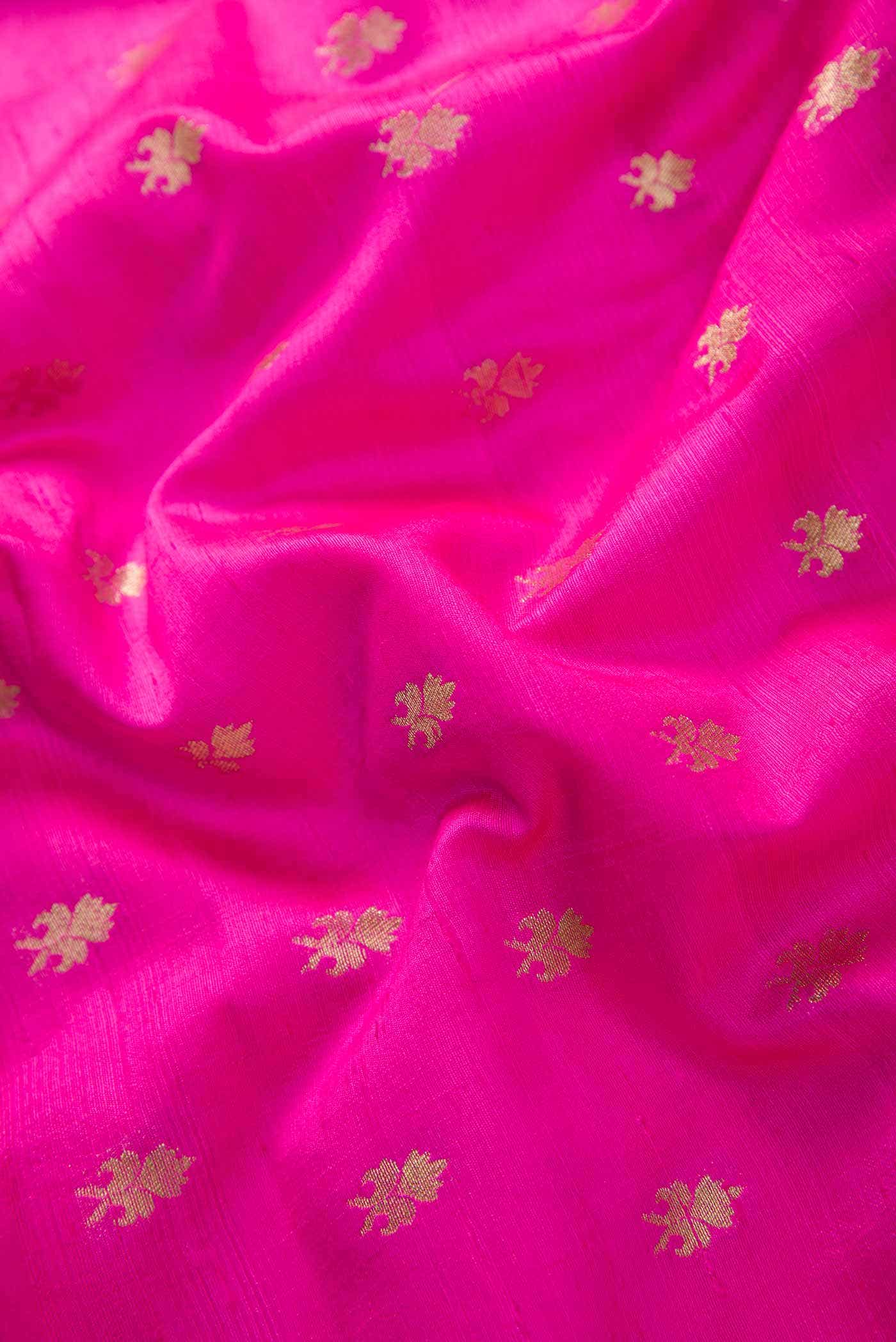 Pink Raw Silk Dress Material