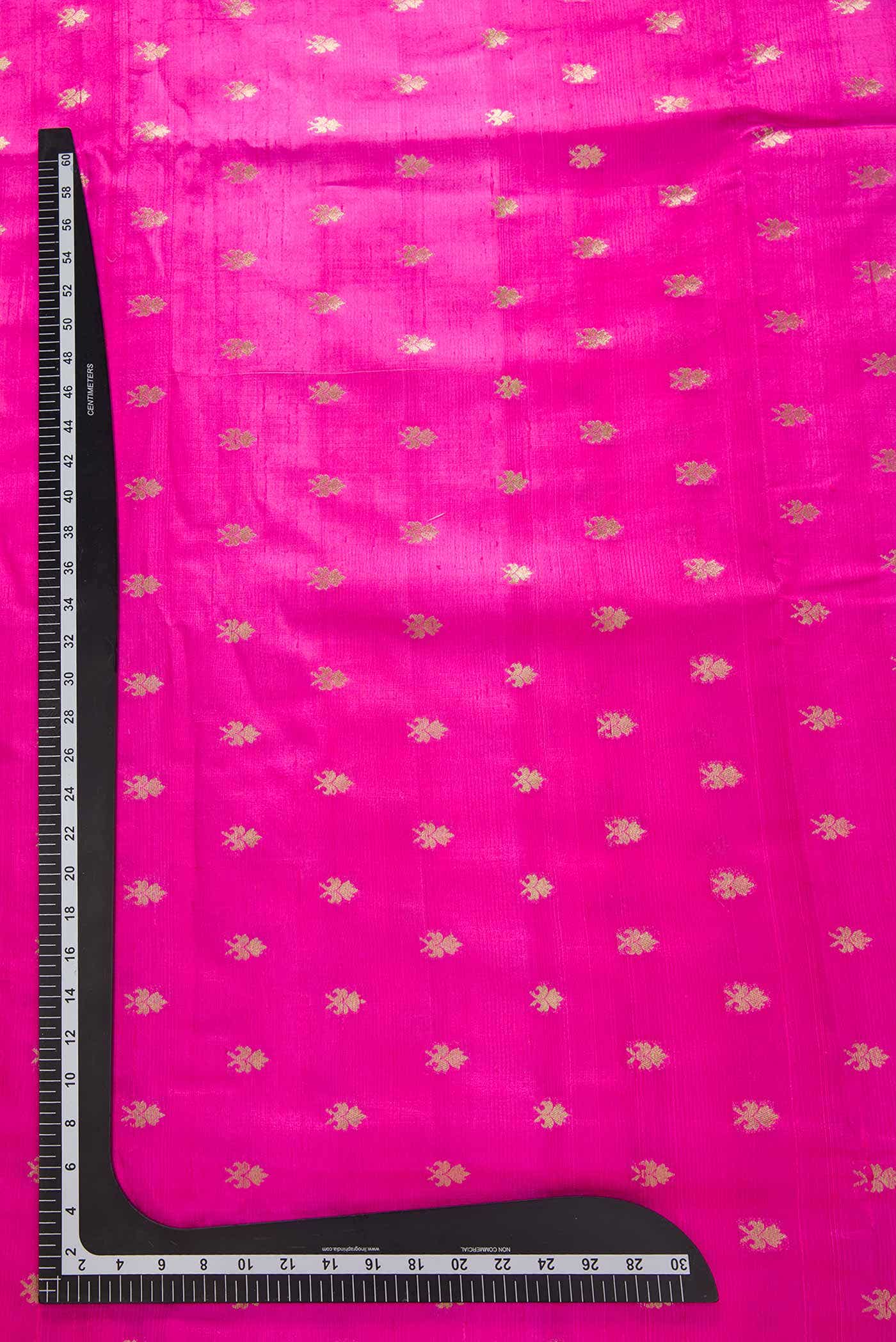 Pink Raw Silk Dress Material
