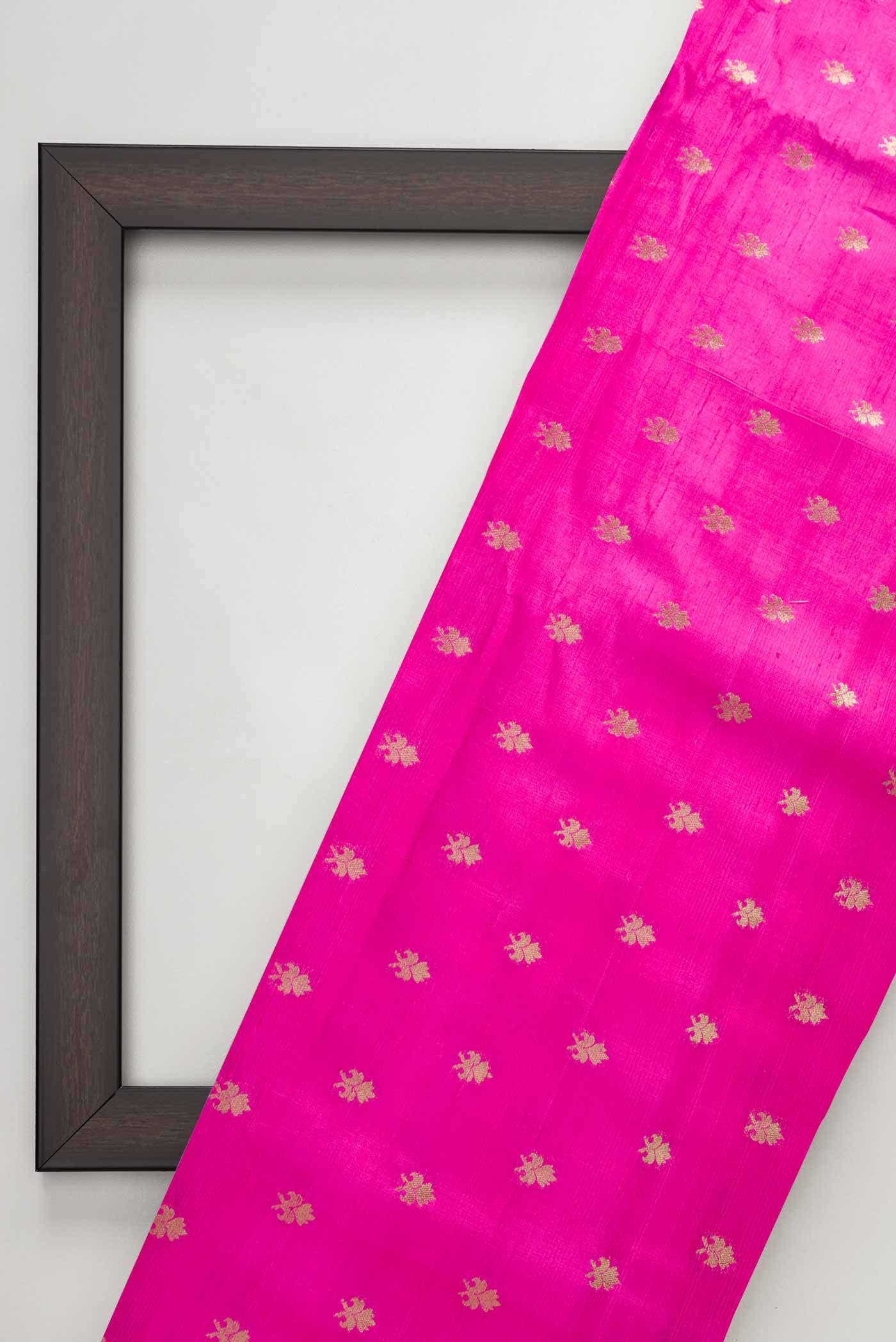 Pink Raw Silk Dress Material