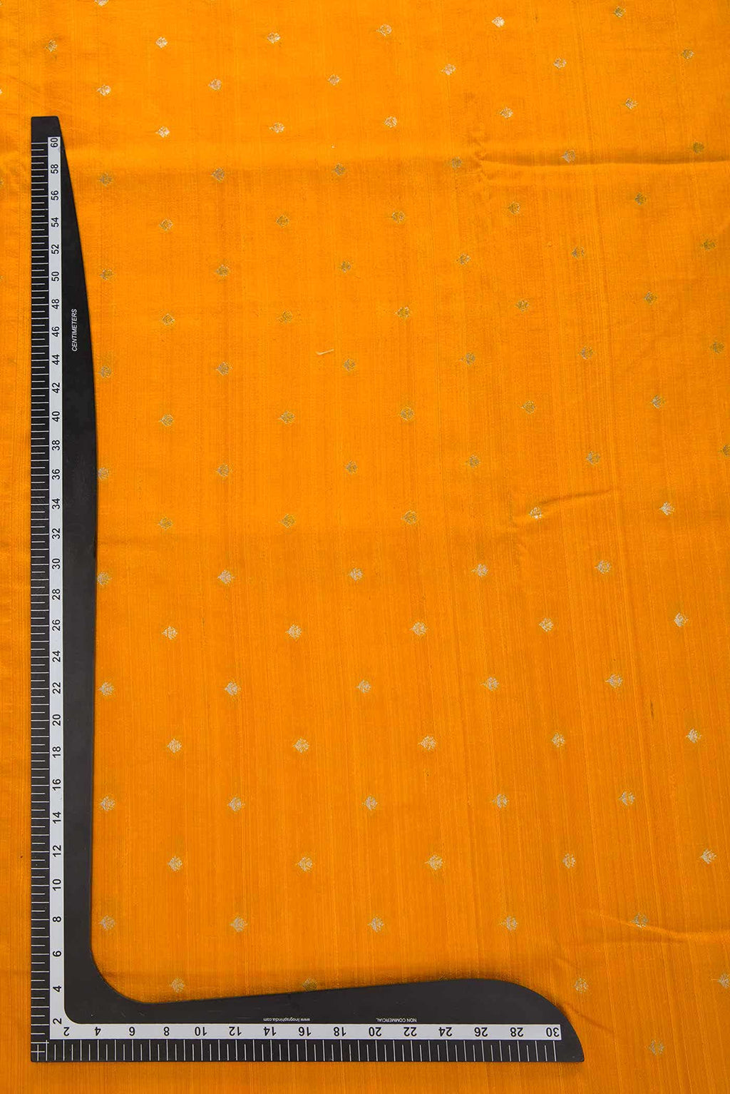Yellow Raw Silk Dress Material
